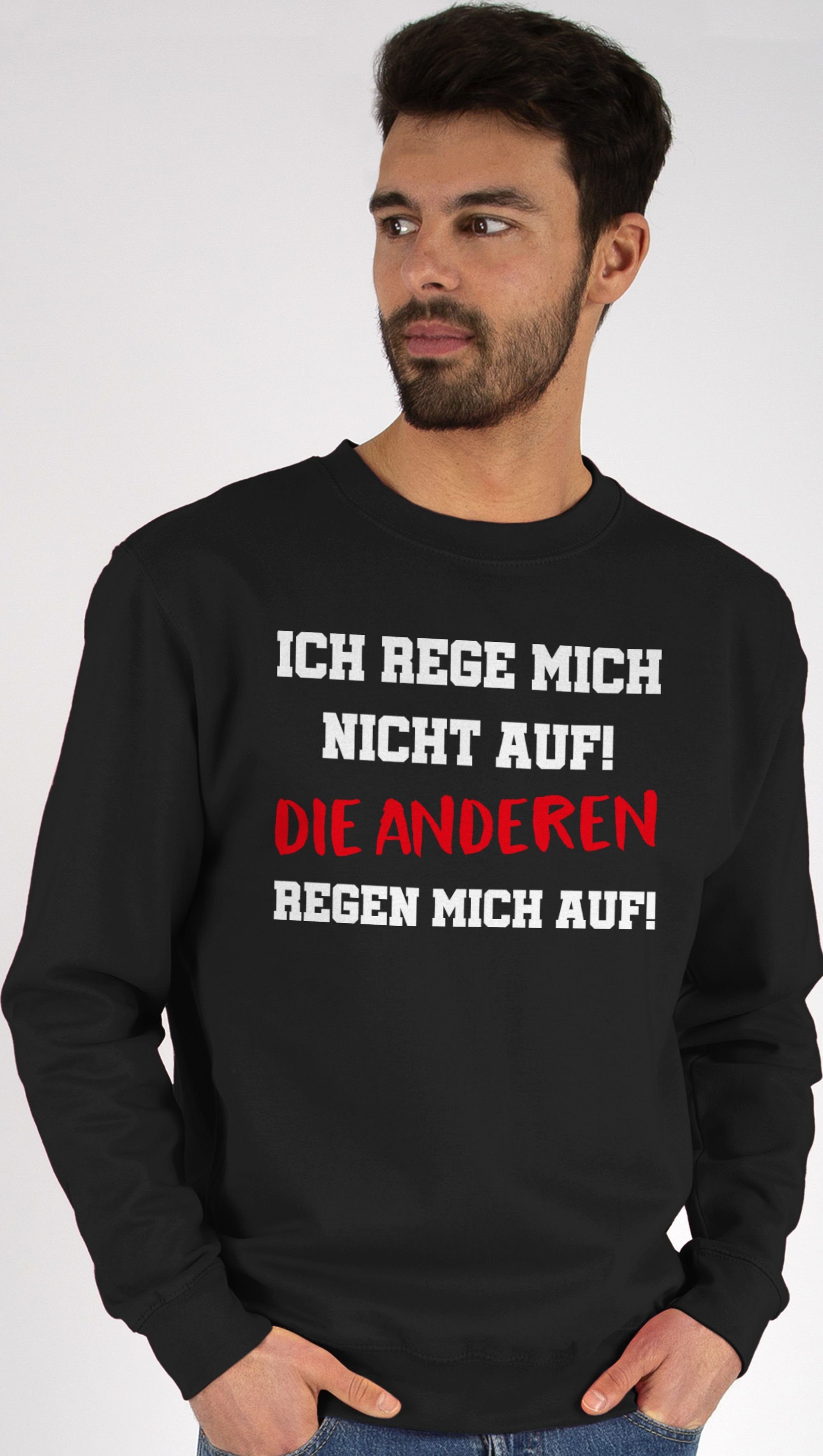 Sweatshirt Ich rege mich nicht auf die anderen regen mich auf