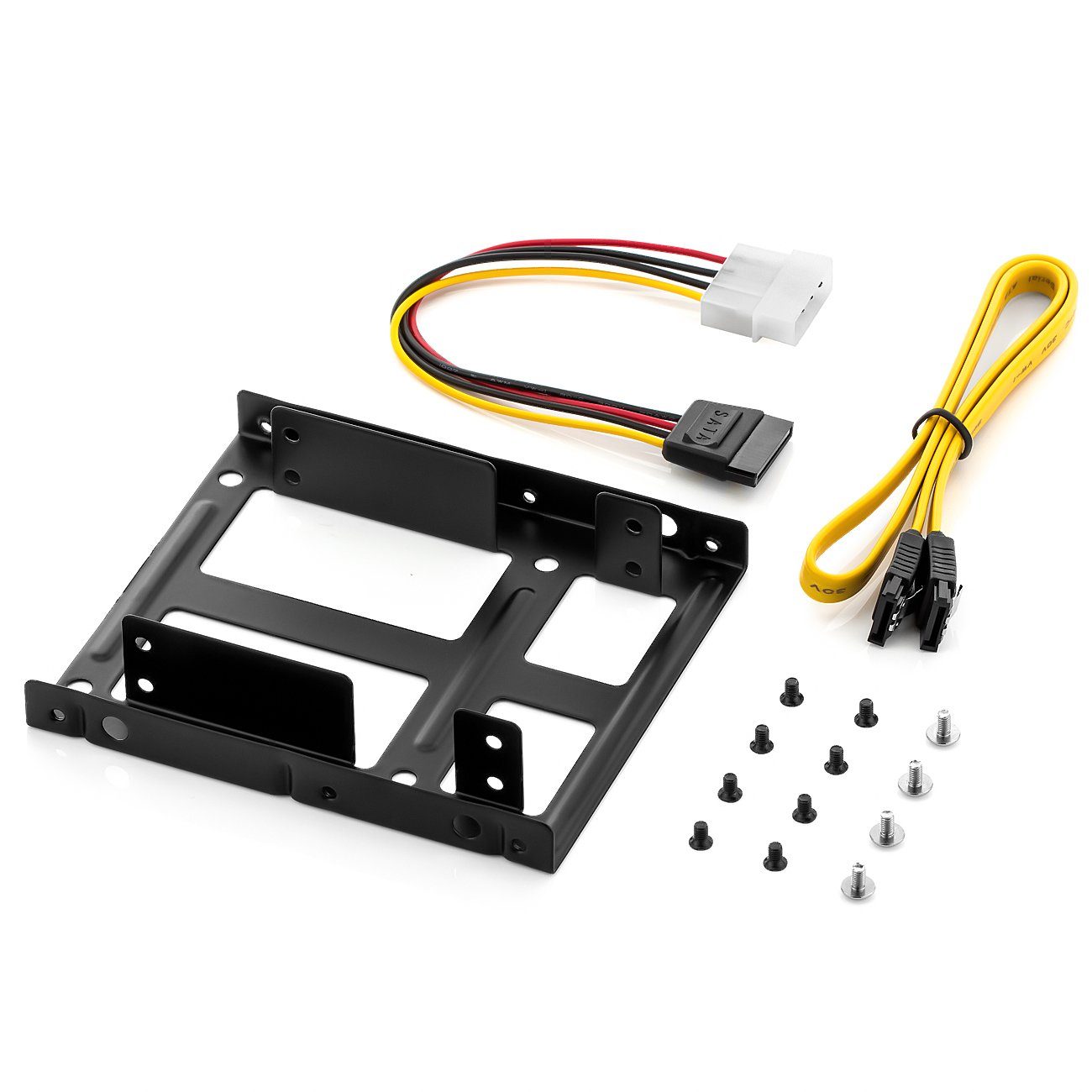 deleyCON Жесткие диски-Einbaurahmen DUAL Einbaurahmen SET für 2x 2,5" Жесткие диски SSD auf 3,5" - 6x 3,5