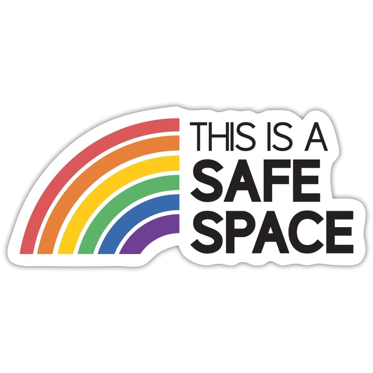 Aufkleber This Is A Safe Space Pride Sticker Aufkleber