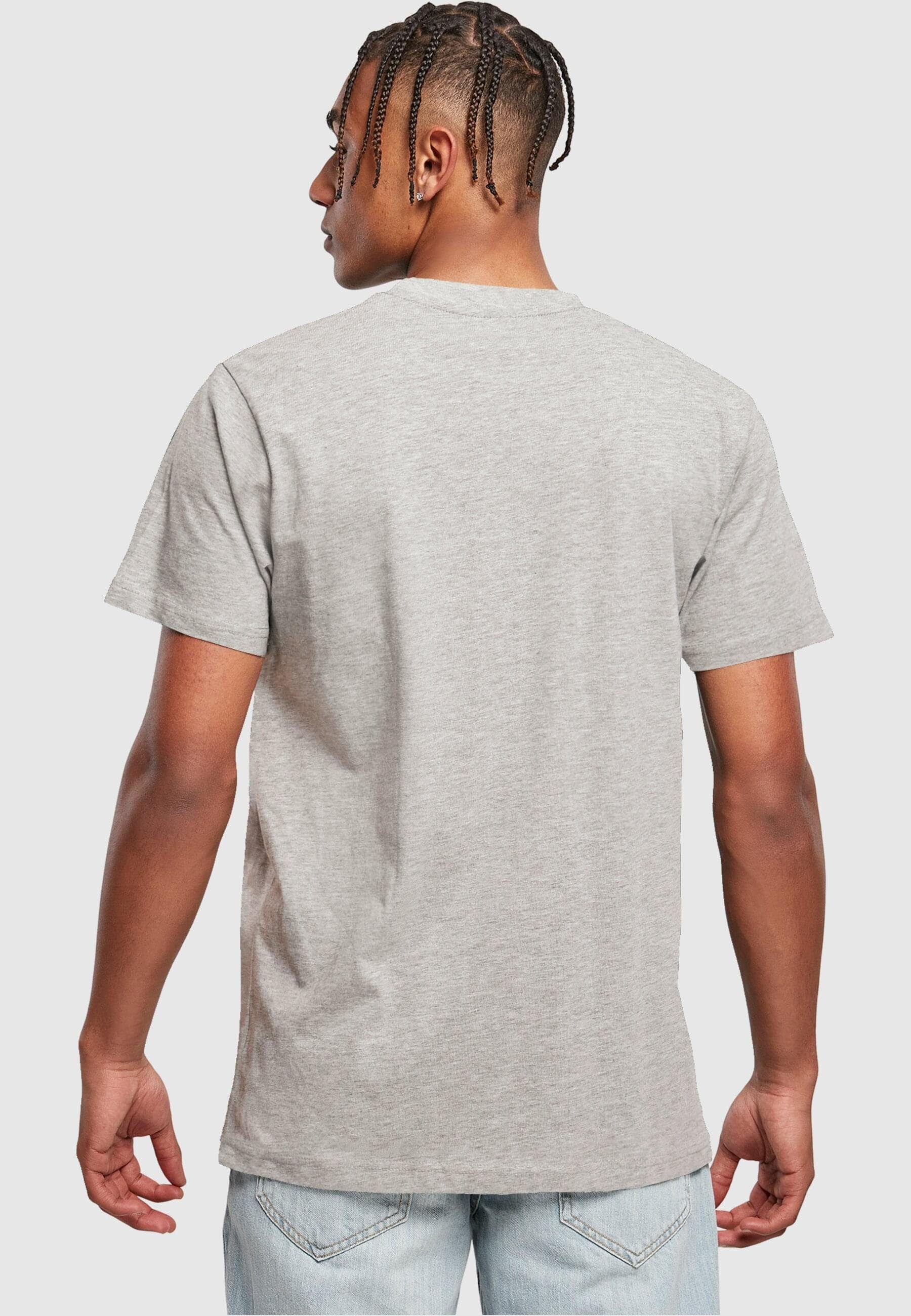 - T-Shirt (1-tlg) Merchcode T-Shirt Round heathergrey Peanuts Herren Colorado Neck