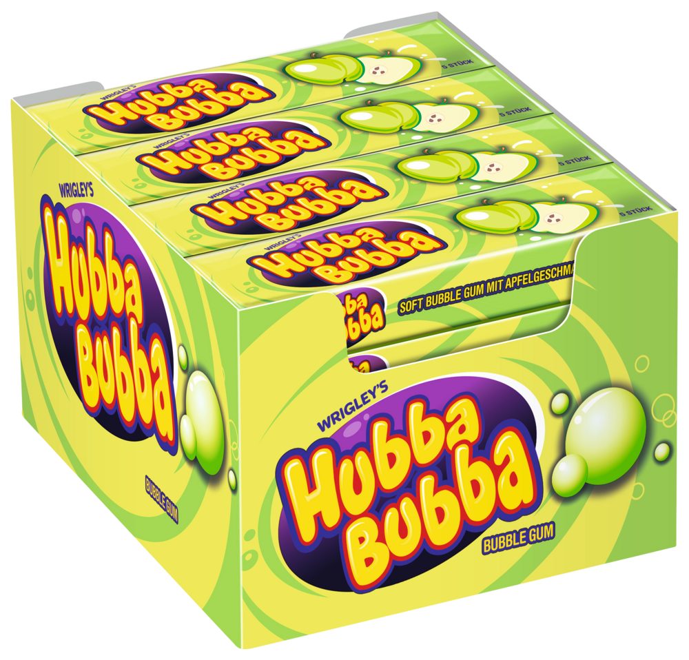 Mars GmbH Süßigkeit HUBBA BUBBA Apfel 20x5 Stück