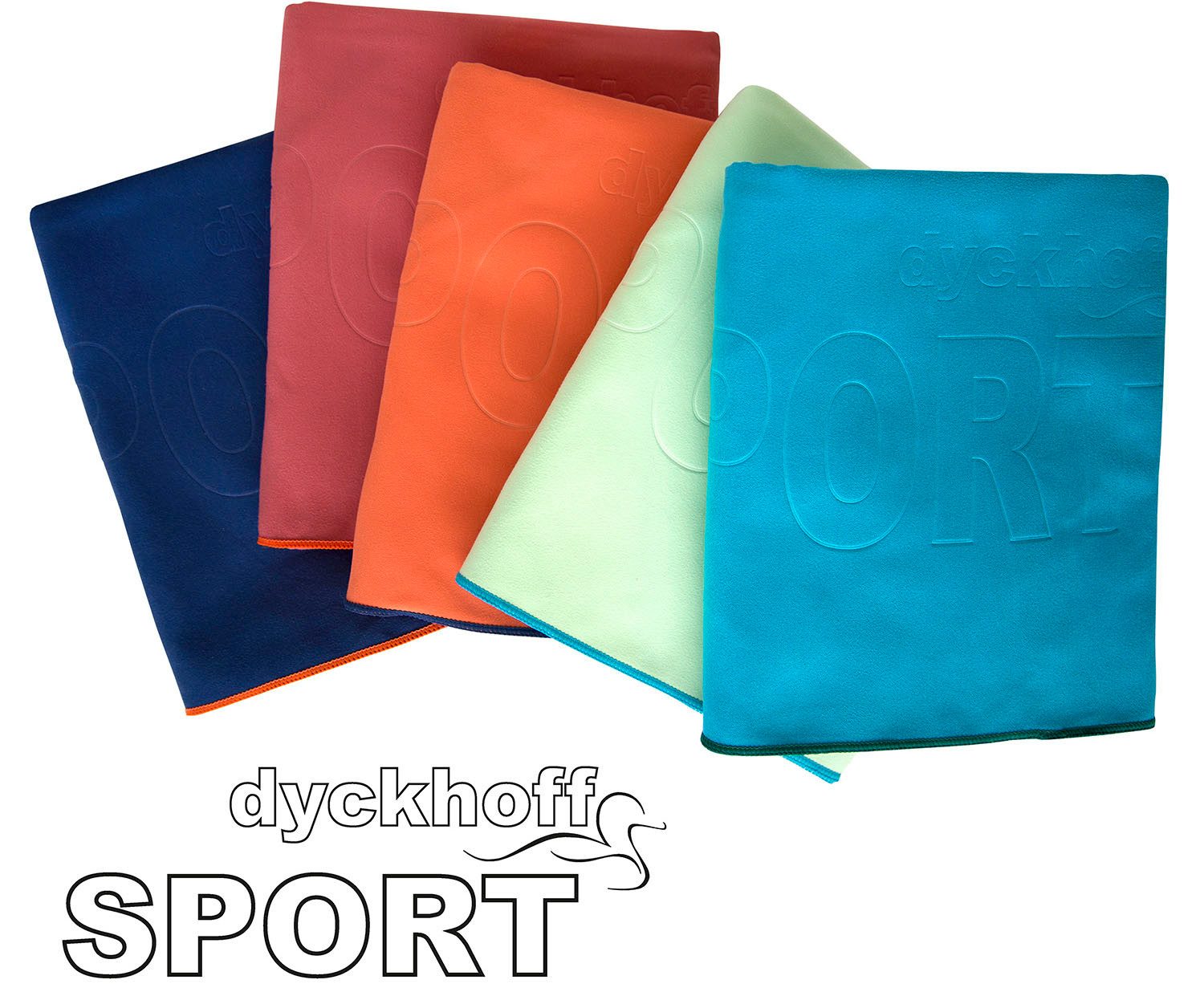 Dyckhoff Sporthandtuch Mikrofaser Sporttuch, Microfaser (1-St), auch als 2er Set erhätlich