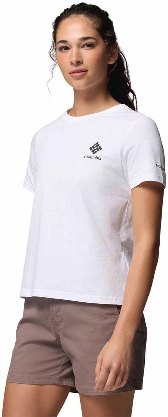 Columbia T-Shirt Rolling Bend Graphic SS WHITE, STACKED GEM MINI