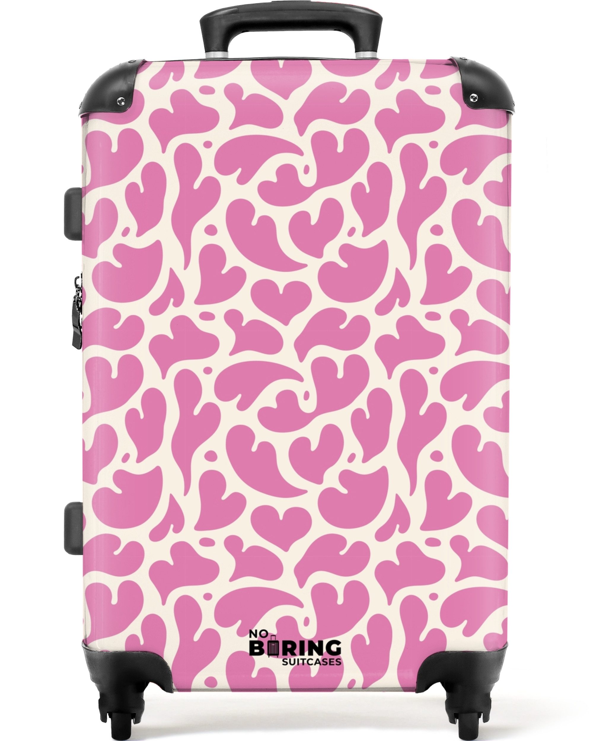 NoBoringSuitcases.com© Hartschalen-Trolley Rosa Herzen Muster 67 günstig online kaufen