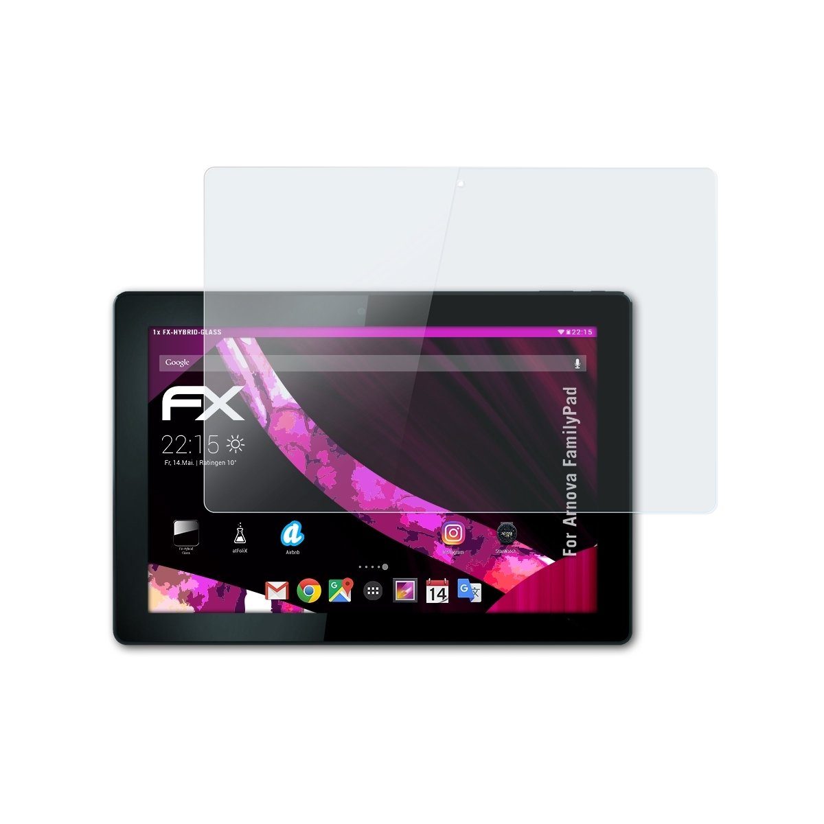 Schutzfolie Panzerglasfolie für Arnova FamilyPad