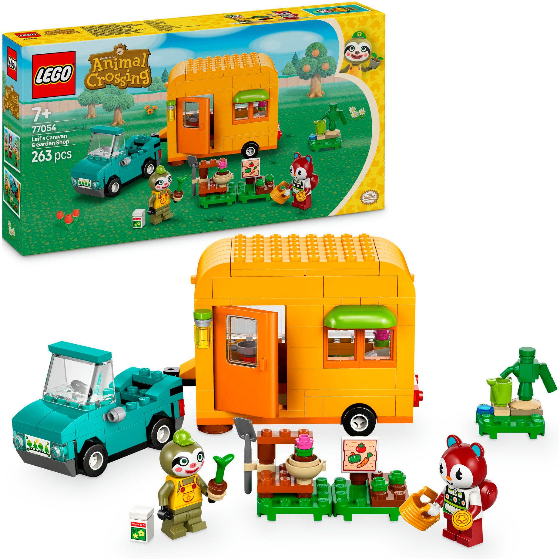 LEGO® Gerds Wohnwagen & Gärtnerei (77054), LEGO Animal Crossing Konstruktio günstig online kaufen