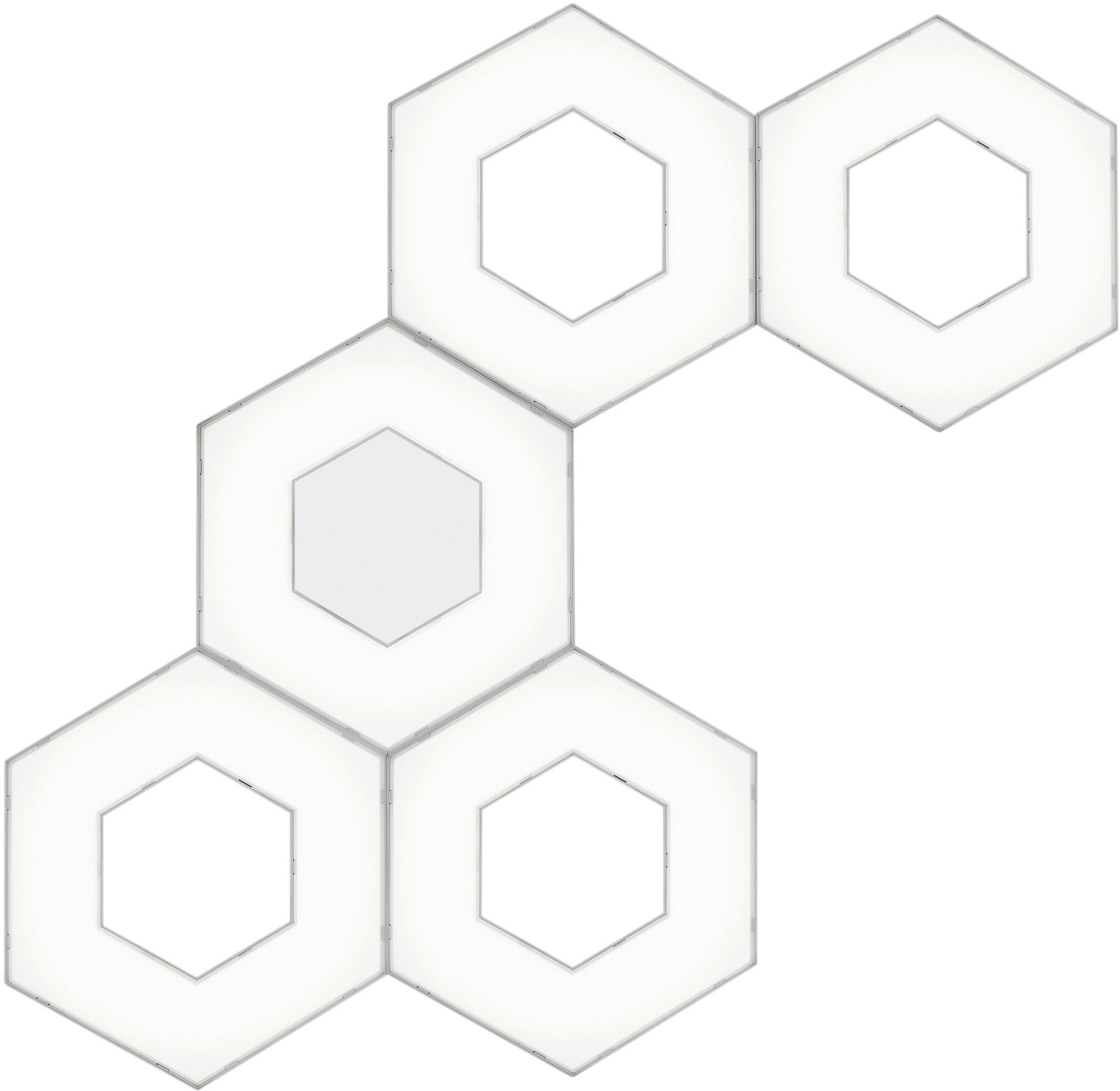 TRIO Leuchten Dimmfunktion, LED LED Anordnung, Solitaire, Deckenleuchte Modul-System Farbsteuerung, fest flexible Farbwechsler, Nachtlichtfunktion, RGBW Farbwechsel, integriert, 5-teiliges Farbwechsler