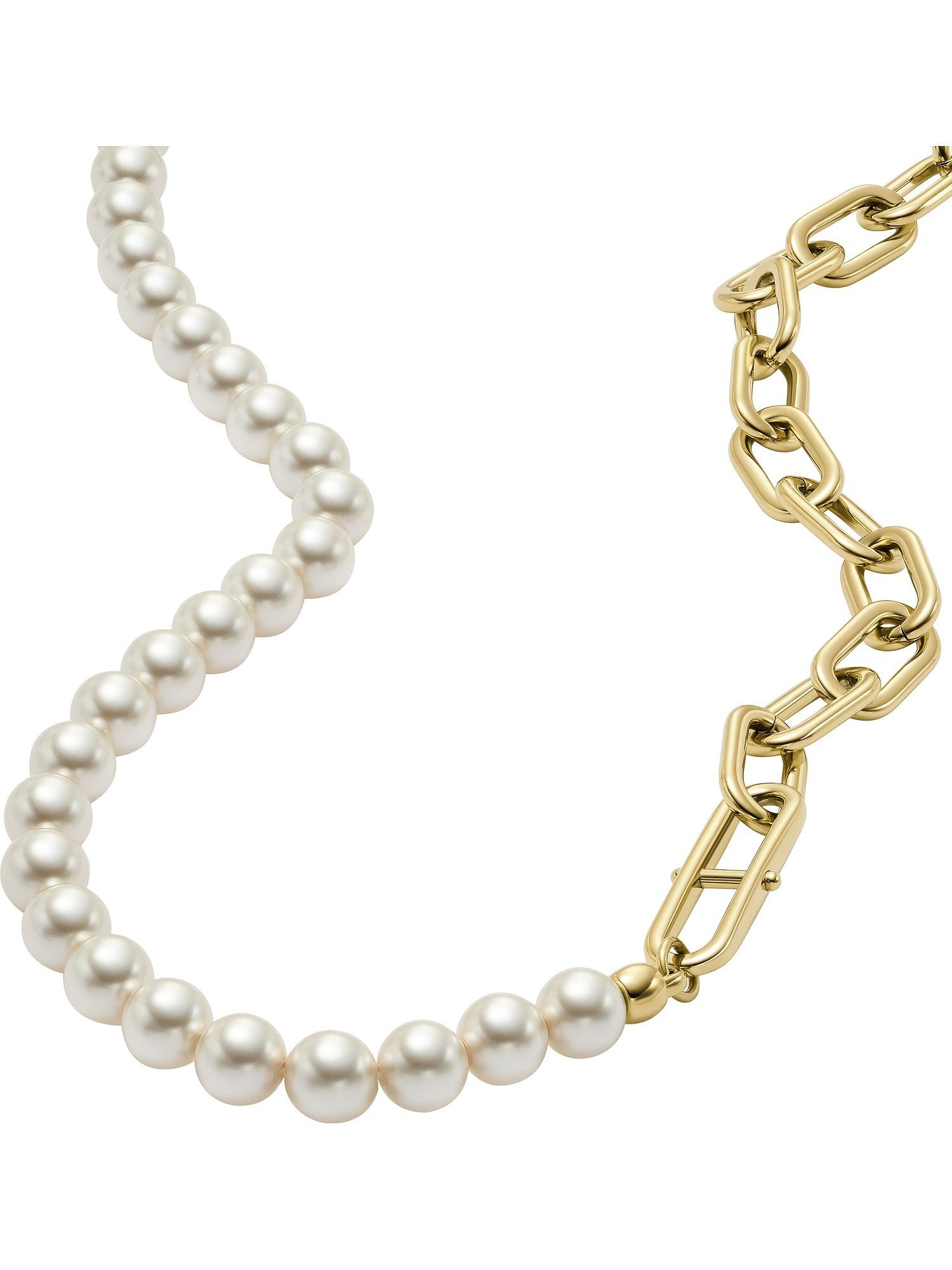 Fossil Collier Fossil Damen-Kette Edelst...