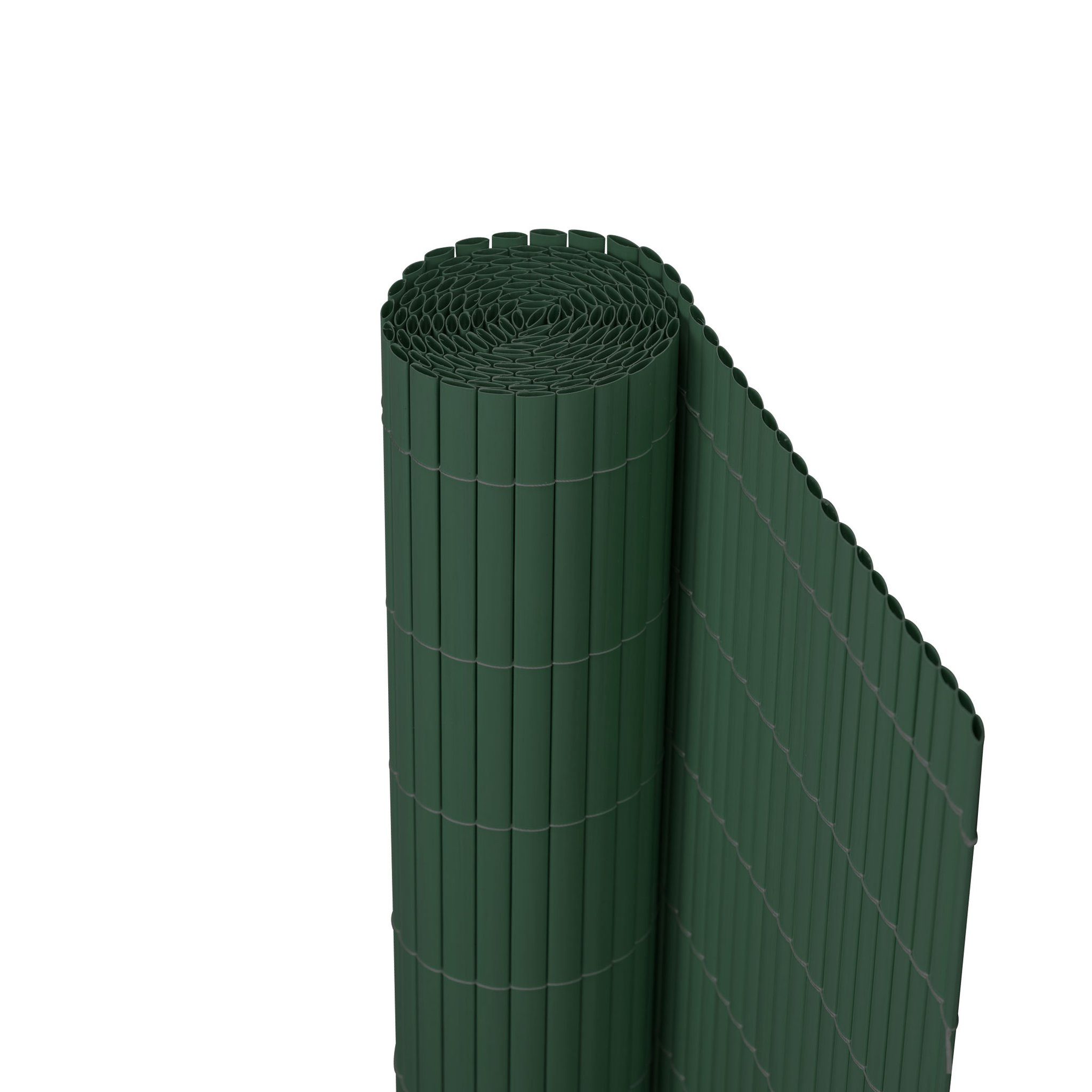 jarolift Sichtschutzzaunmatten PVC Sichtschutzmatte, 80 x 600 cm (2-teilig), grün, (2-St), langlebig, witterungsbeständig, pflegeleicht, für Garten, Balkon