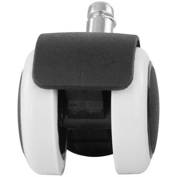 KADIMA DESIGN Stuhlrolle Bürostuhlrollen, Abriebfest & leichtgleitend, 50mm für Hartböden