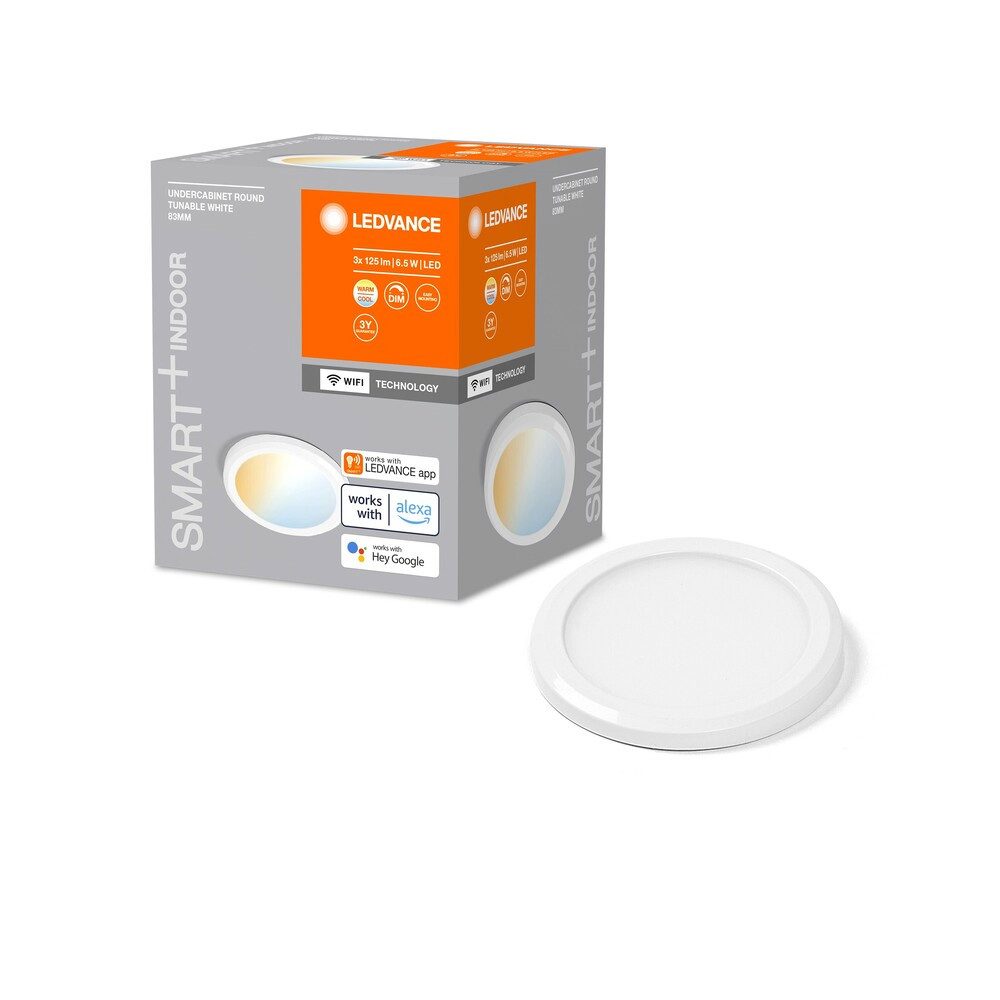 Ledvance LED Schrankinnenraumbeleuchtung Plastic, Einbau, 6,5W, warmweiß, 210lm, smarthomefähig, warmweiß