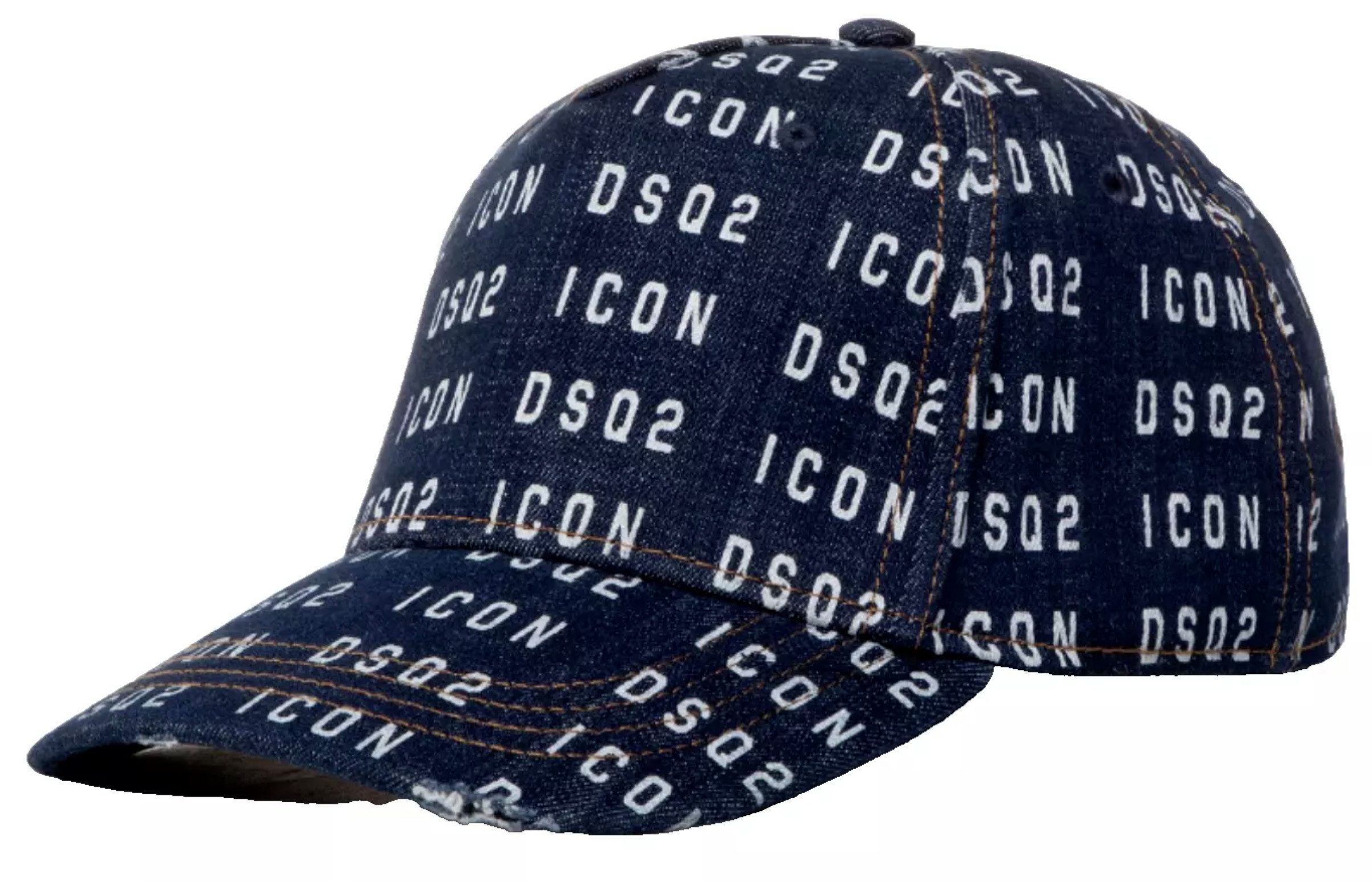 Dsquared2 Baseball Cap Multi Logo Icon Baseballkappe Cap Vintage-inspiriert günstig online kaufen