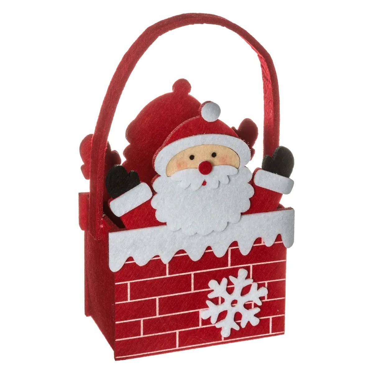 Atmosphera Créateur d'intérieur Weihnachtsmann (Deko-Objekt, Deko-Objekt), Filzkorb