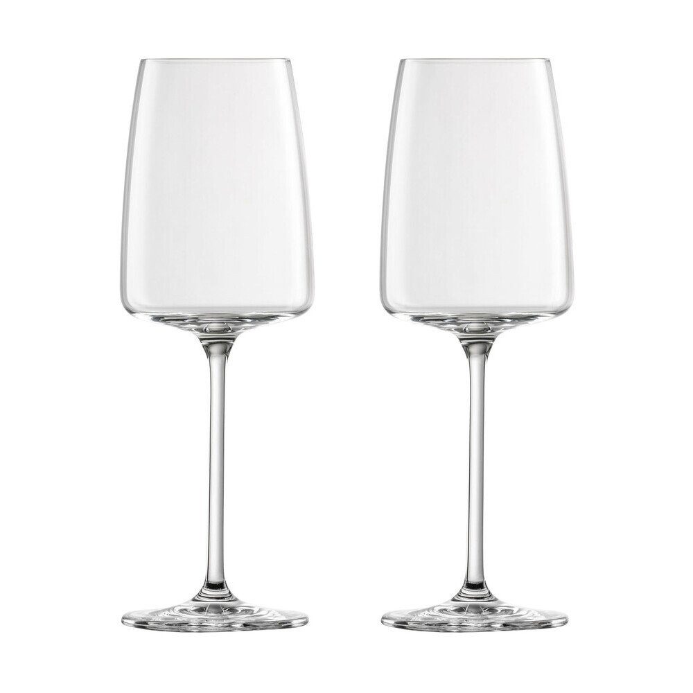 Zwiesel Glas Weinglas Weinglas leicht & frisch 2er-Set Vivid Senses, 2-tlg., Glas, 360ml, Tritan-Kristallglas, spülmaschinenfest, Antihaft