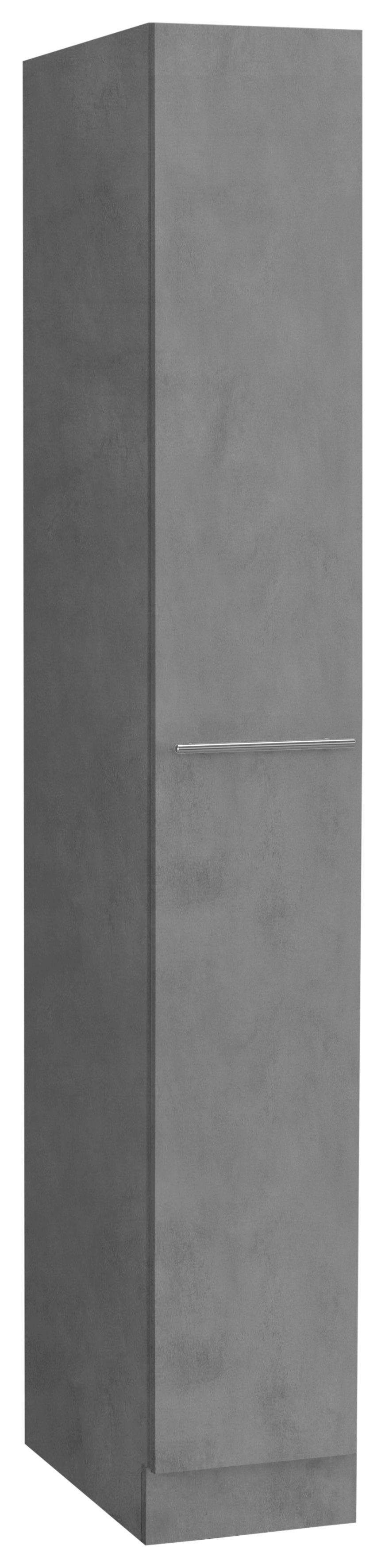 wiho Küchen Apothekerschrank Flexi2 betonfarben/betonfarben