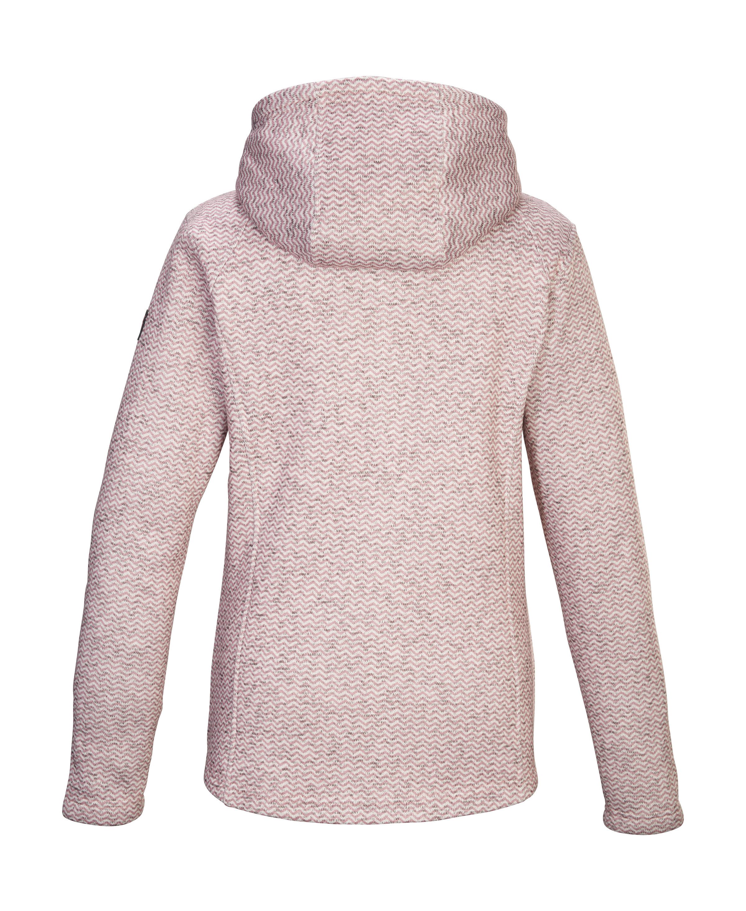 Killtec Fleecejacke KOW 5 WMN KNTFLC JCKT Strickfleecejacke mit verstellbarer Kapuze und Kinnschutz – Bild 2 von 2