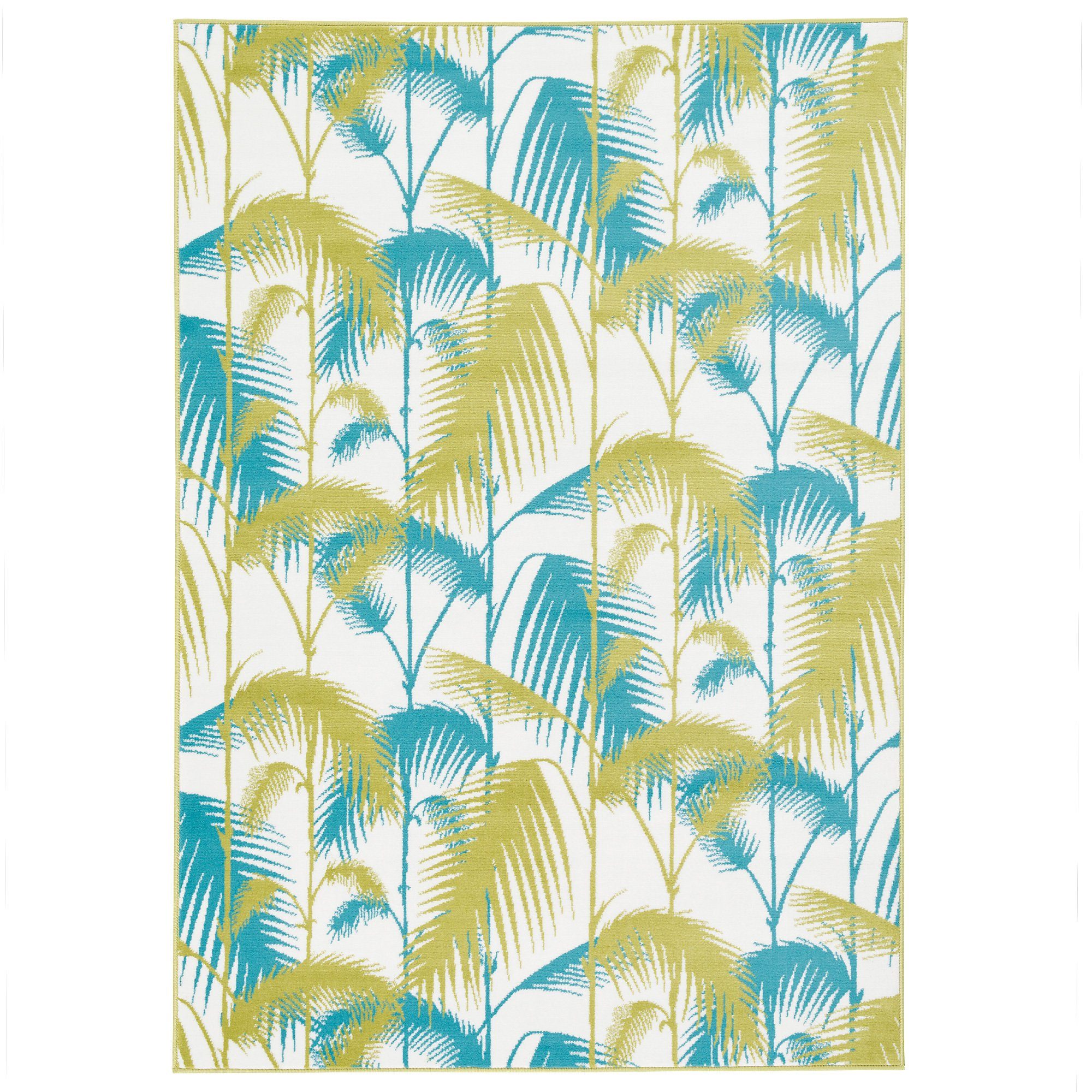Pergamon Designteppich Designer Teppich Samba Palmen, Rechteckig, Höhe: 13 mm