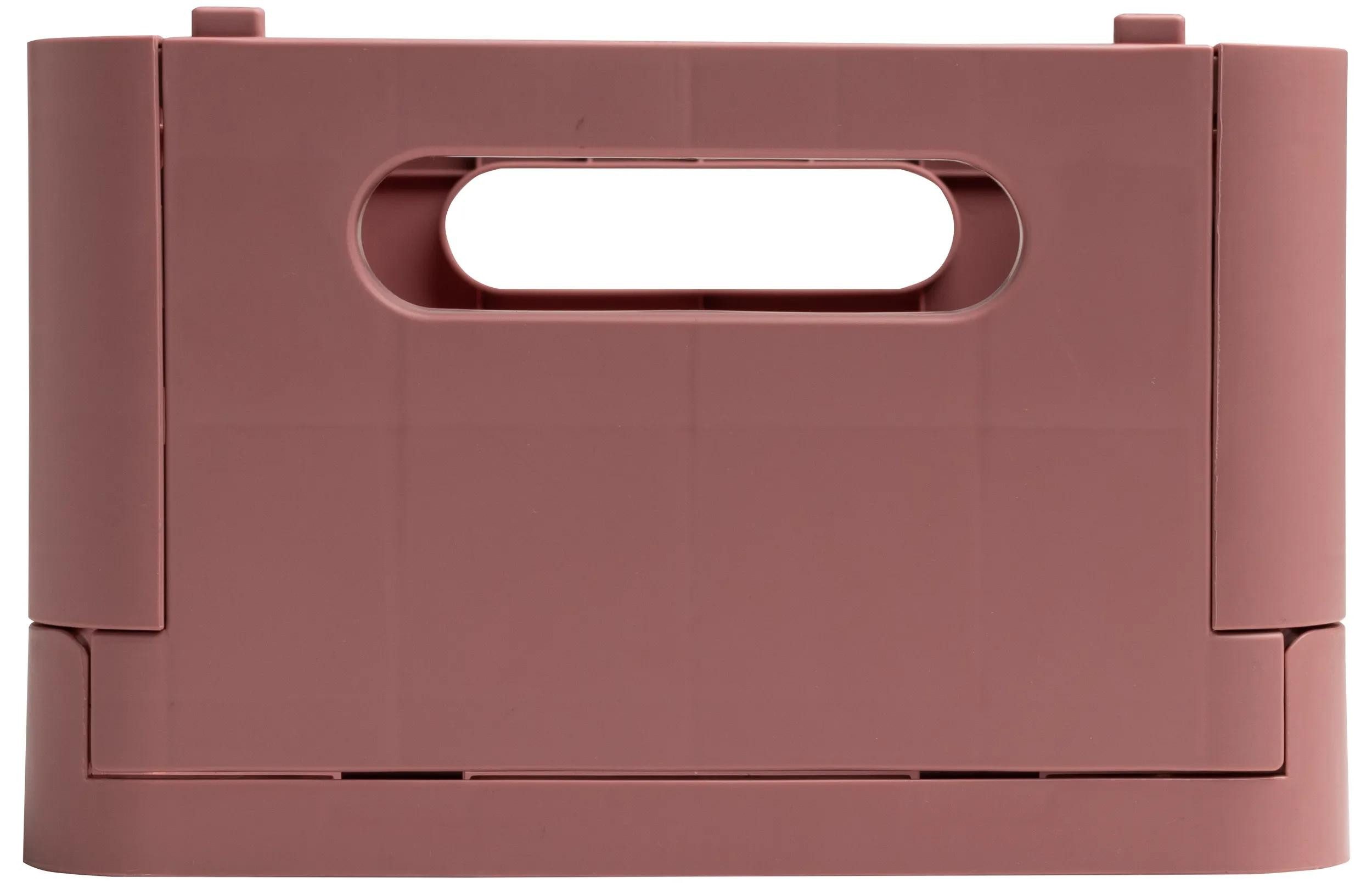 EXACOMPTA Schubladenbox 4x The Smart Case klappbare Midi-Box A5 mittlere Розмір Altrosa 27138D, Ablageboxen