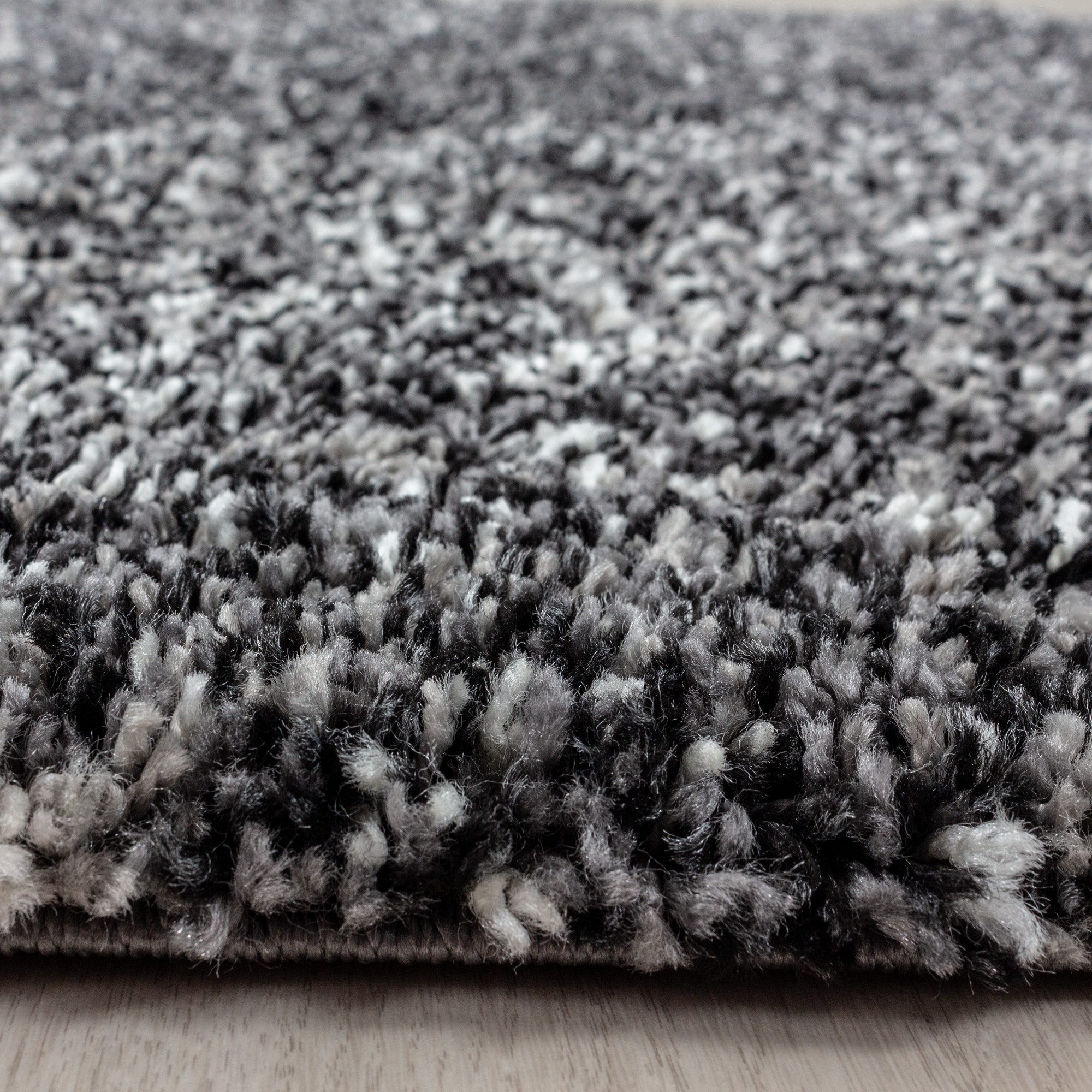 Carpettex Hochflor-Teppich Meliert Design, Rund, Höhe: 30 mm, Teppich Melie günstig online kaufen