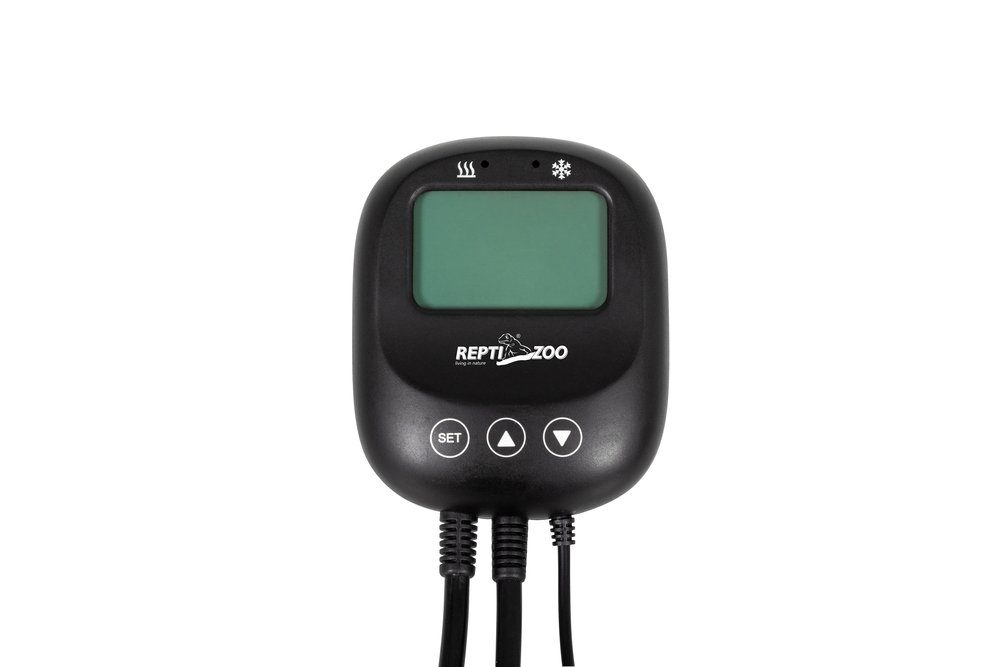 ReptiZoo Terrarium-Klimasteuerung ReptiZoo Thermostat für Heizen und Kühlen (THC17) -zwei- Anschlüss, 1-St.