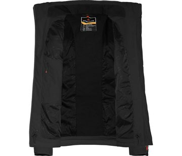 Bergson Outdoorjacke KURRIKA THERMO Damen Regenjacke, leicht wattiert, 20000 mm Wassersäule, Normalgrößen