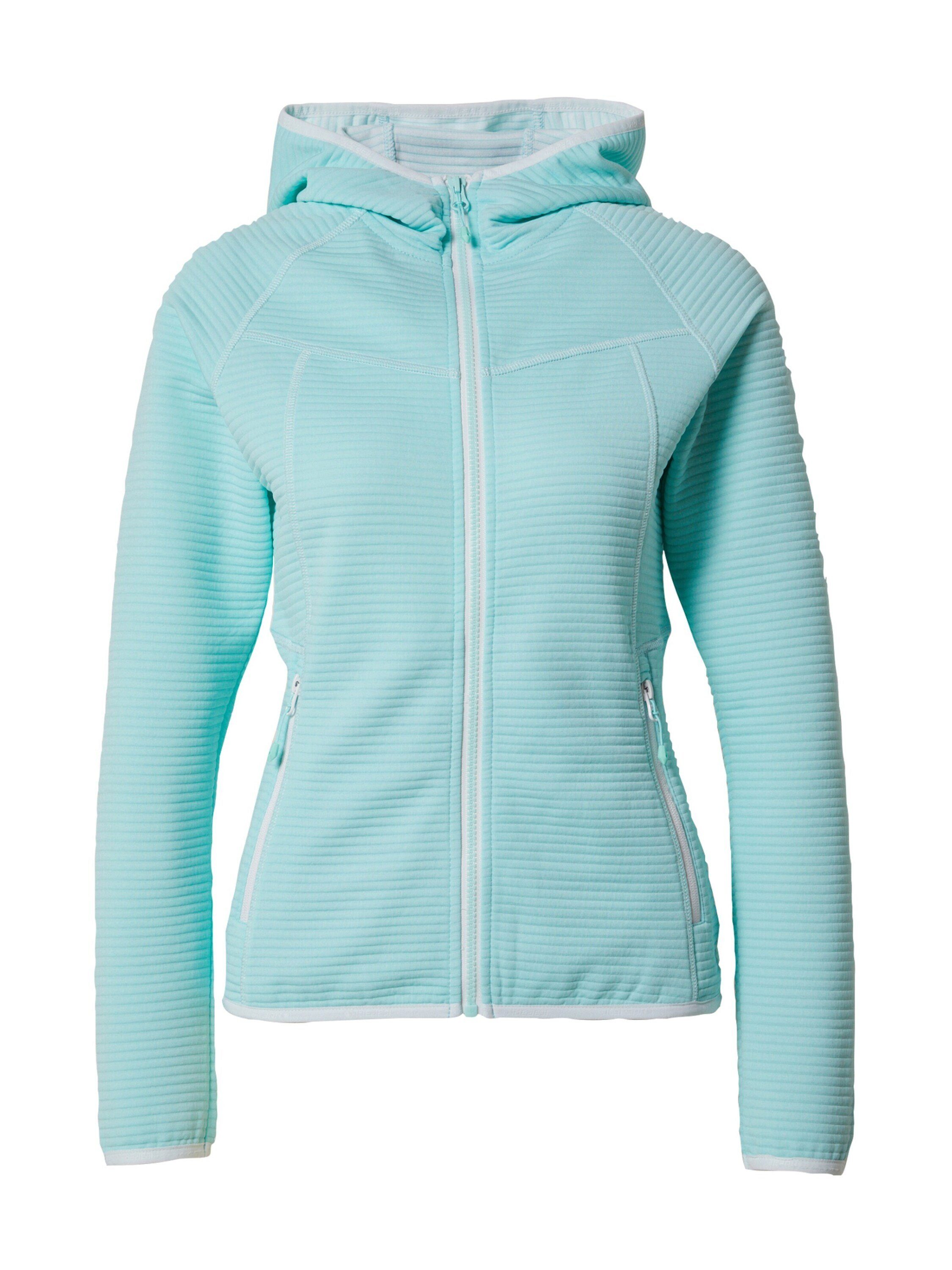 Icepeak Sweatjacke (1-tlg) Plain/ohne Details TUERKIS