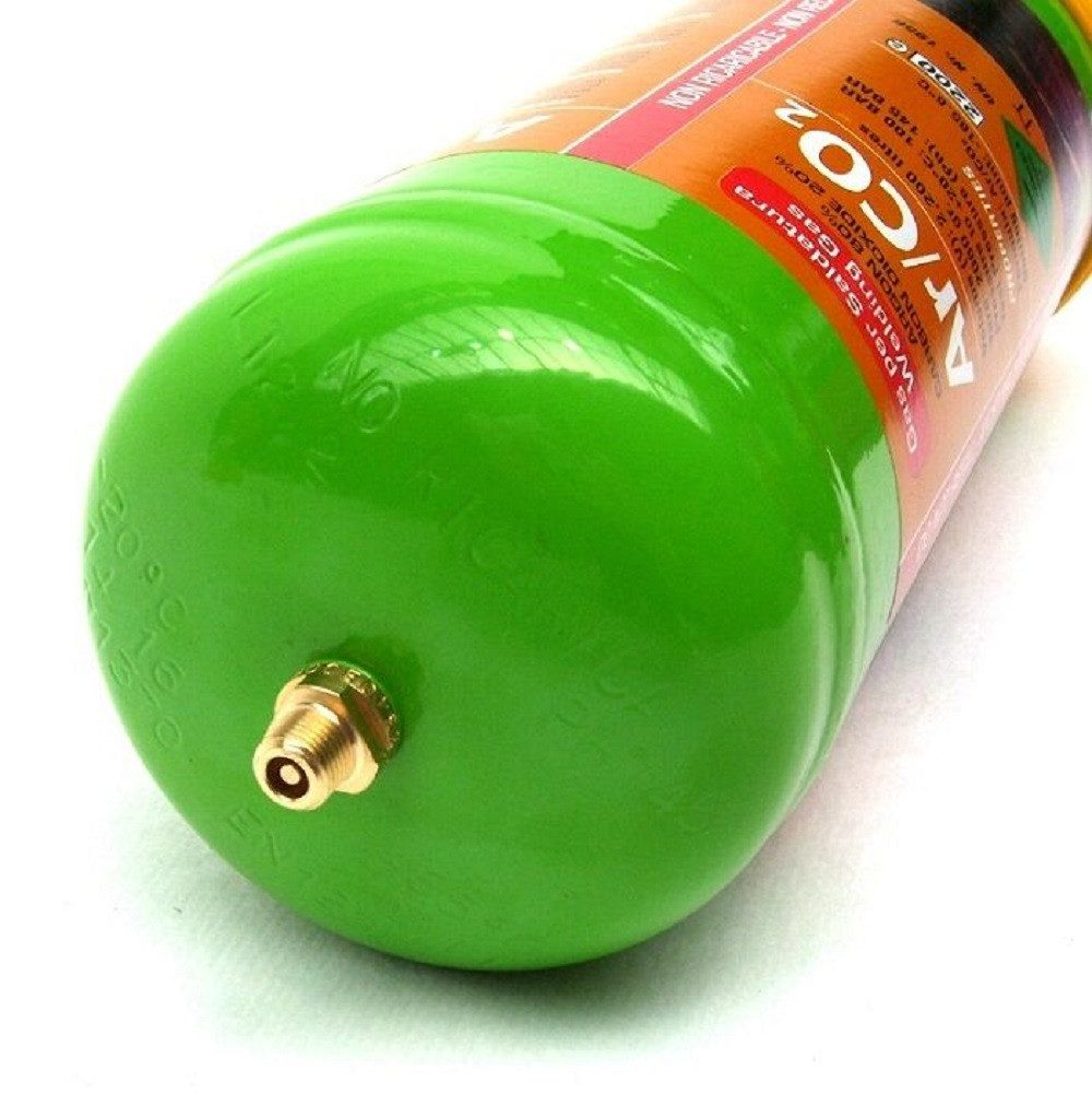 Apex Gas 3x Einweg Schutzgasflasche 2.2L 51601 + Gasdruckminderer 51611