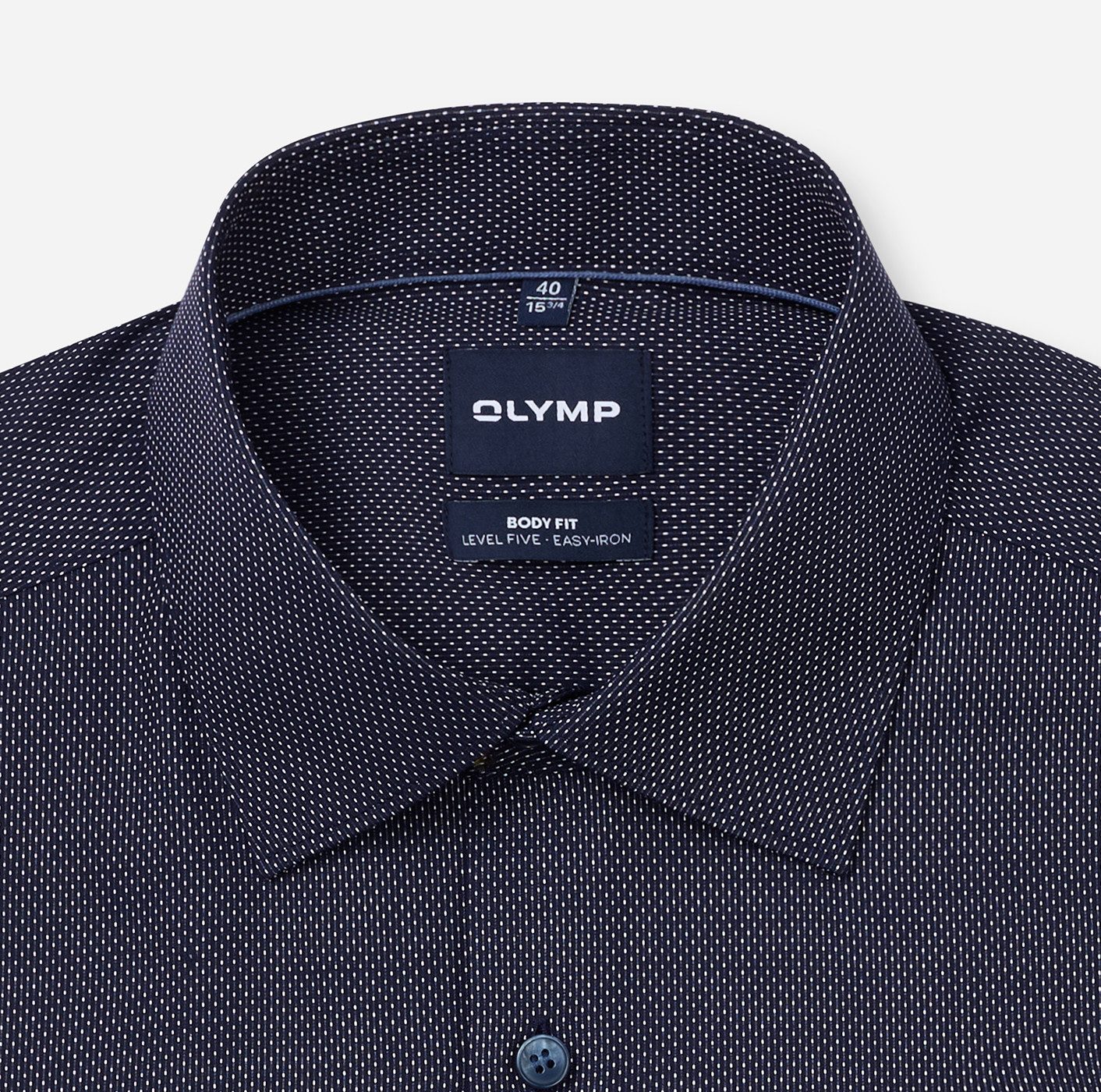 OLYMP Businesshemd Level Five body fit mit Minimal-Punkt-Print – Bild 5 von 5