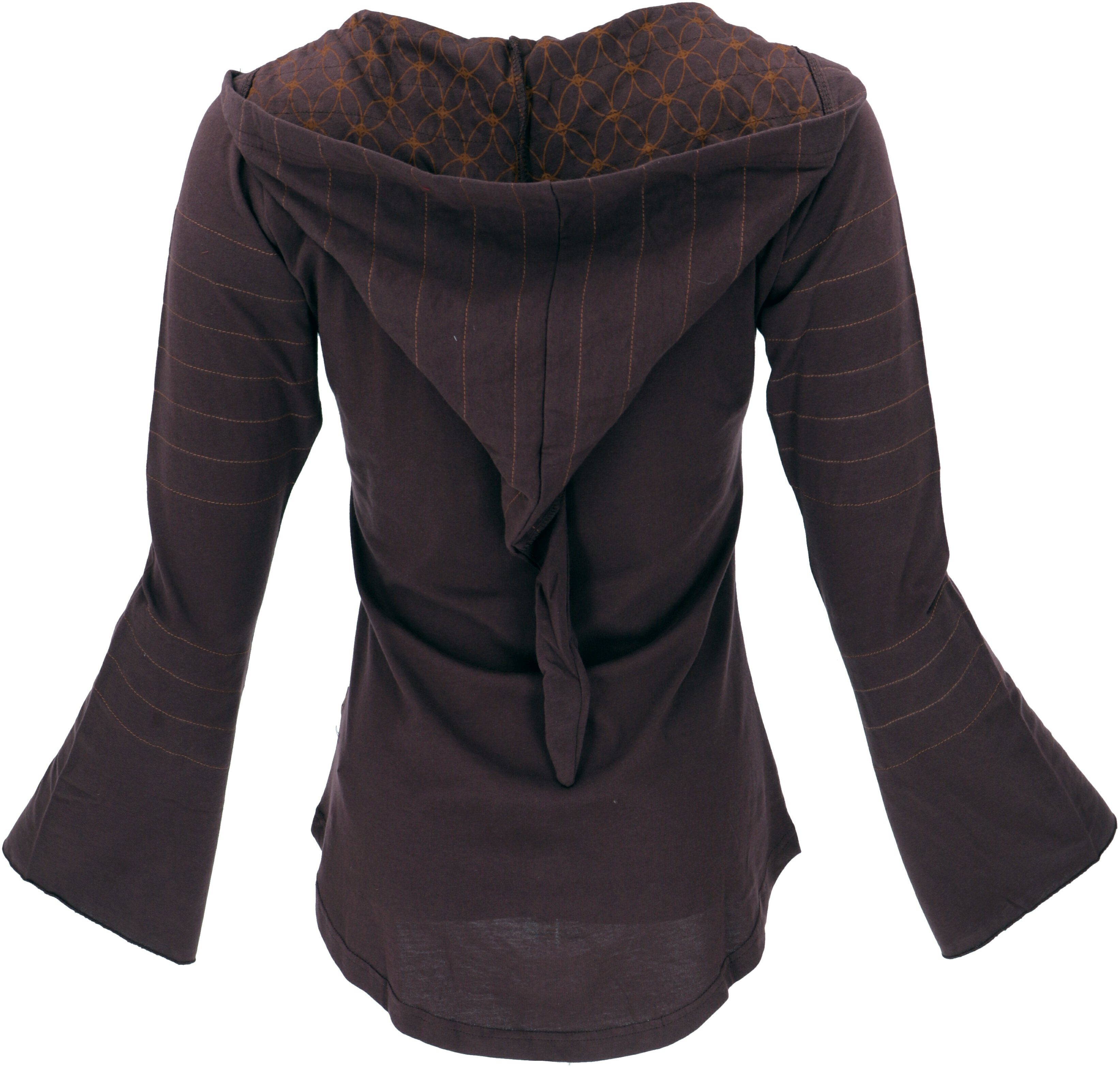 Guru-Shop Longsleeve Elfen Hoody, Langarmshirt, Pixi Shirt,.. alternative Bekleidung