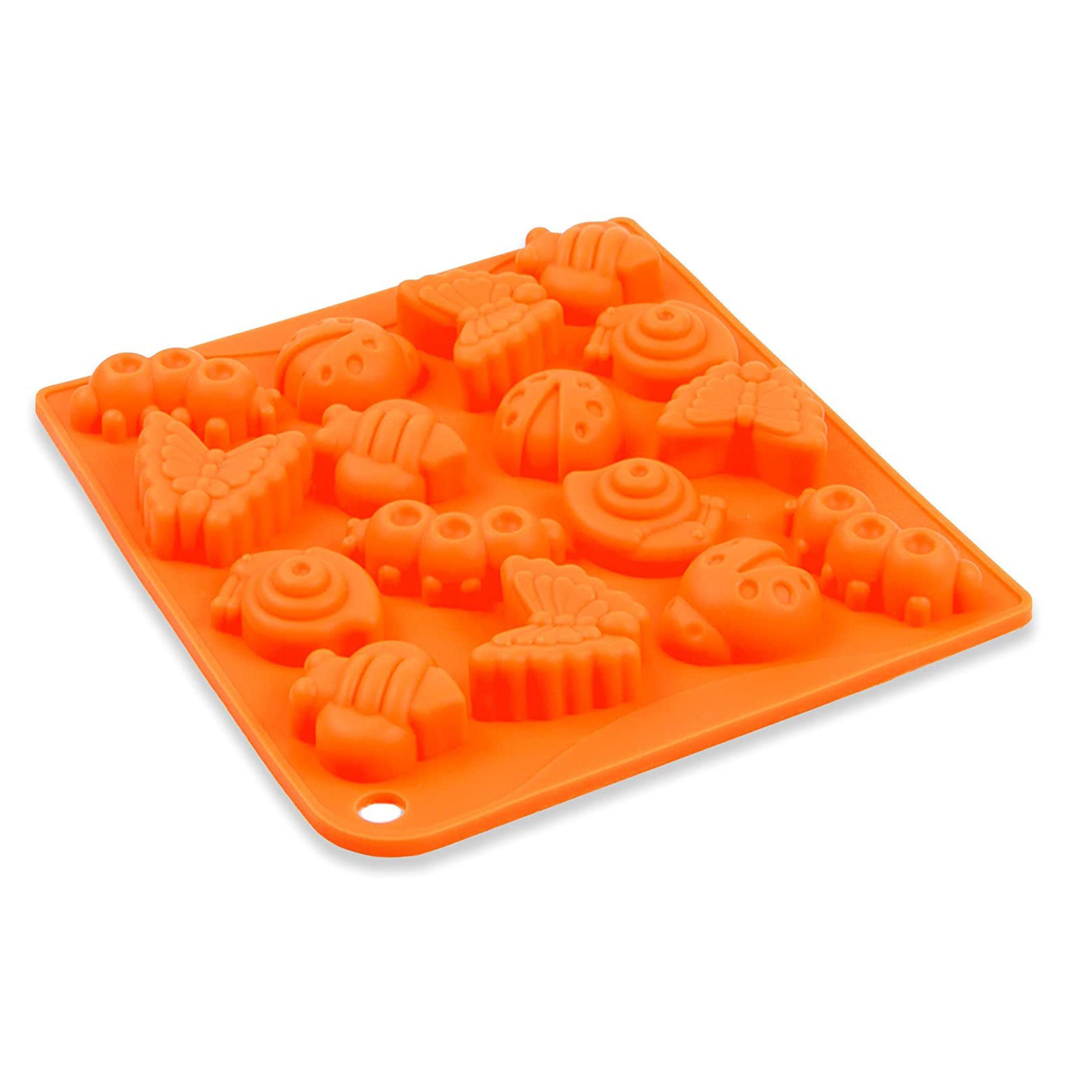wisefood Backform Silikonform Insekten - orange 18x17x2cm, (1-tlg)