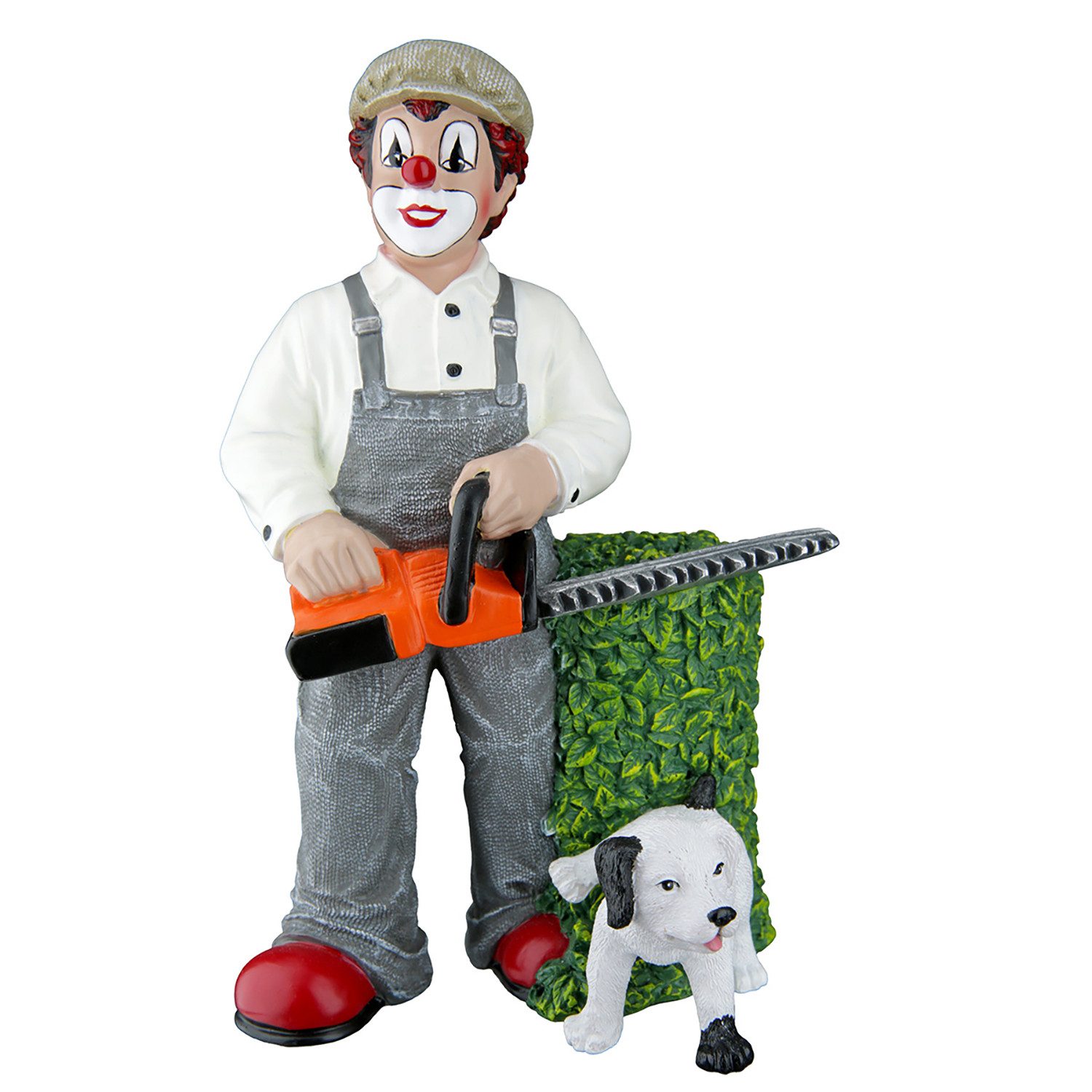 GILDE Sammelfigur Clown GARTENFREUNDE - mehrfarbig - Kunstharz - Höhe 15cm x Breite 10cm (1x Clown, Zirkusclown), Lachnummer - Lustiger - Alberner - Joker