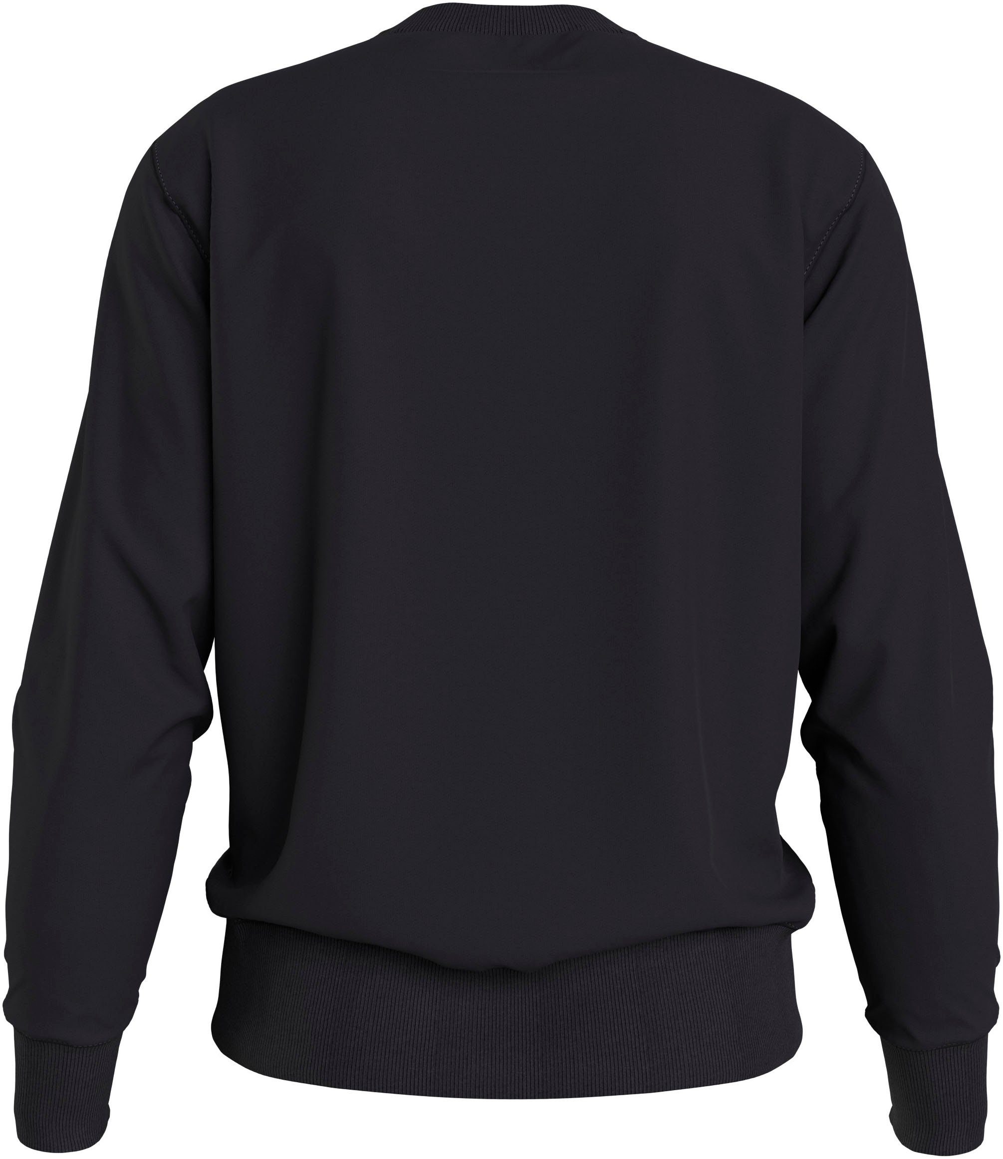 Calvin Klein NECK Jeans Sweatshirt FUTURE GRAPHIC Ck CREW Black MOTION