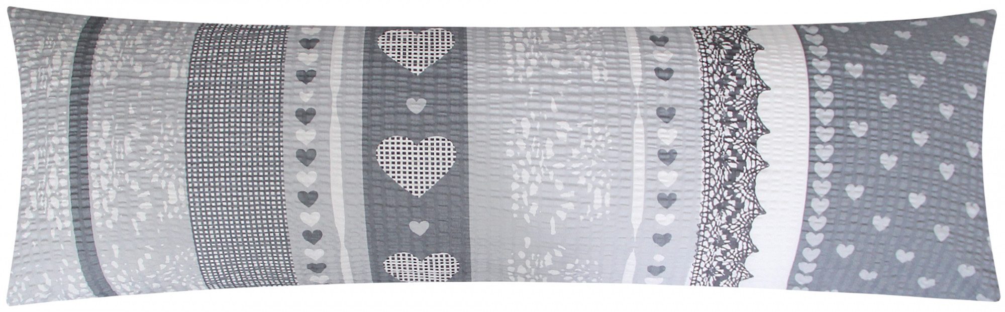Heubergshop Seitenschläferkissenbezug, (1 Stück), Seersucker 40x145cm günstig online kaufen