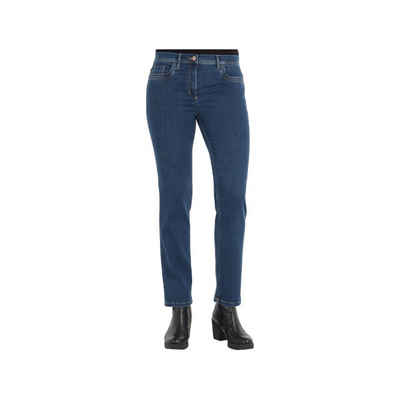 Zerres 5-Pocket-Jeans grau regular (1-tlg)