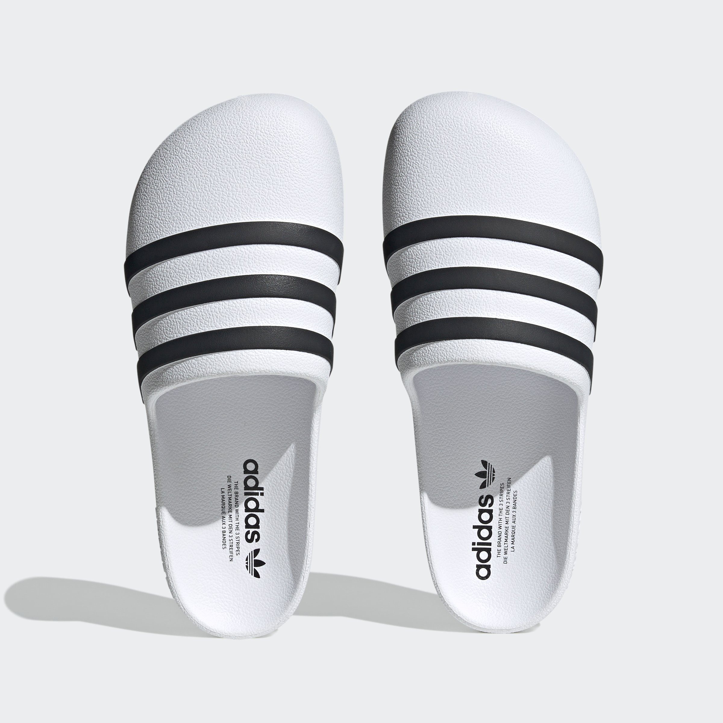 Core ADILETTE Black adidas White Cloud Badesandale / White / Cloud Originals