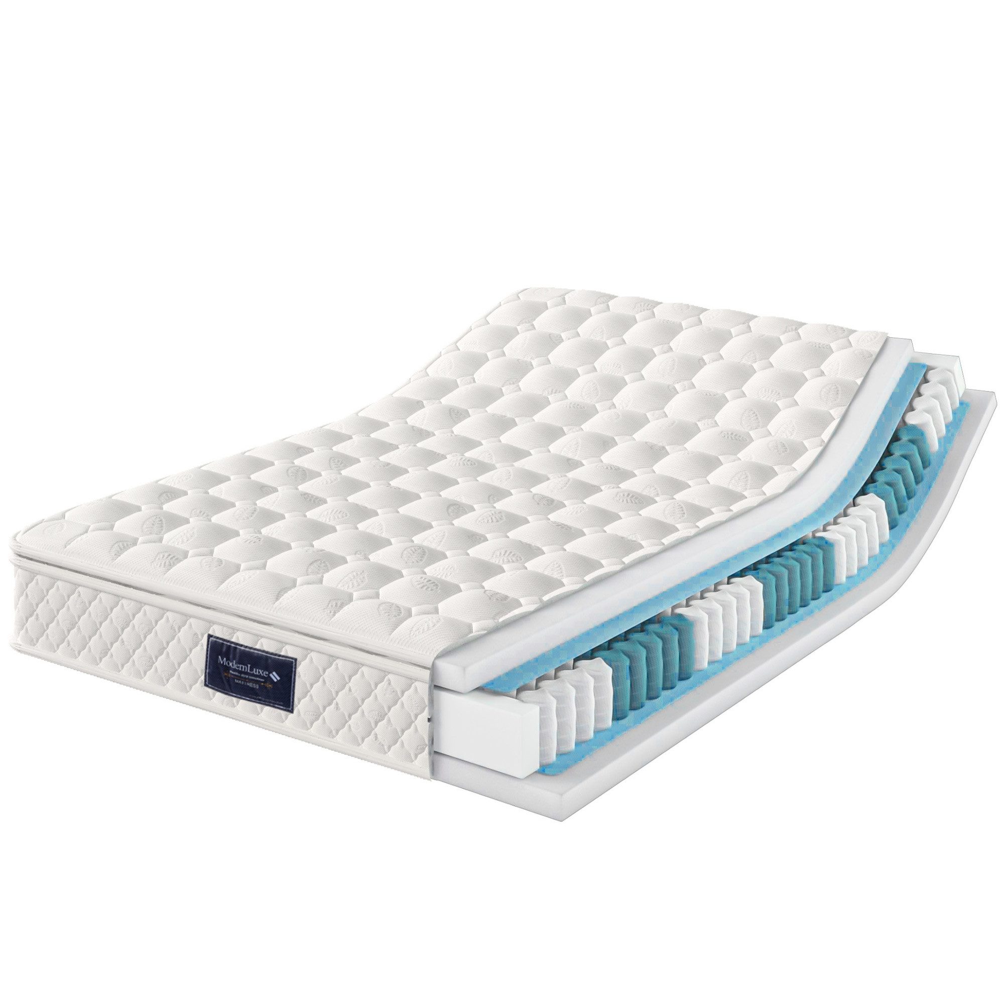 Taschenfederkernmatratze Orthopädische 7-Zonen-Kaltschaummatratze, Fine Life Pro, 25 cm hoch, (H3 Härtegrad für 80-100 kg, 25cm Höhe, Jetzt kaufen)