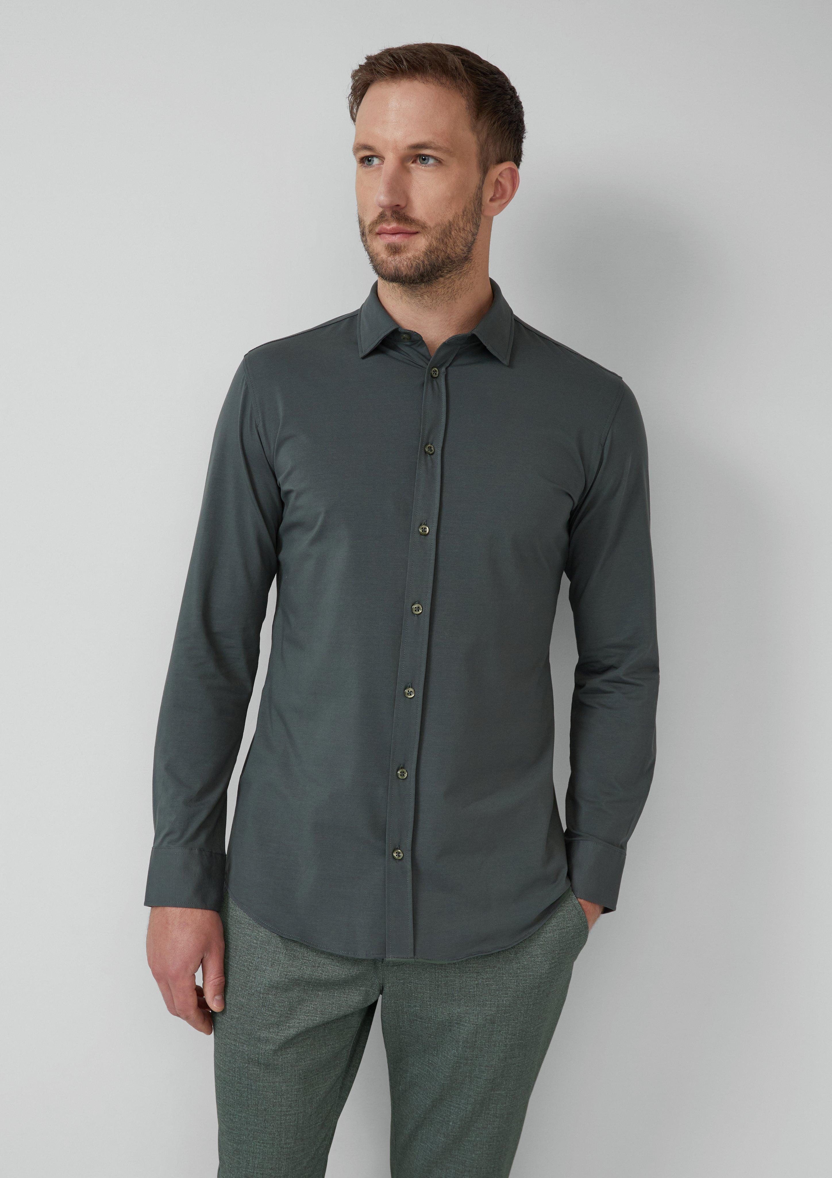 s.Oliver BLACK LABEL Langarmhemd Tailored Fit: günstig online kaufen