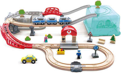 Hape Spielzeug-Eisenbahn Stadtbahn, (Set), FSC®- schützt Wald - weltweit