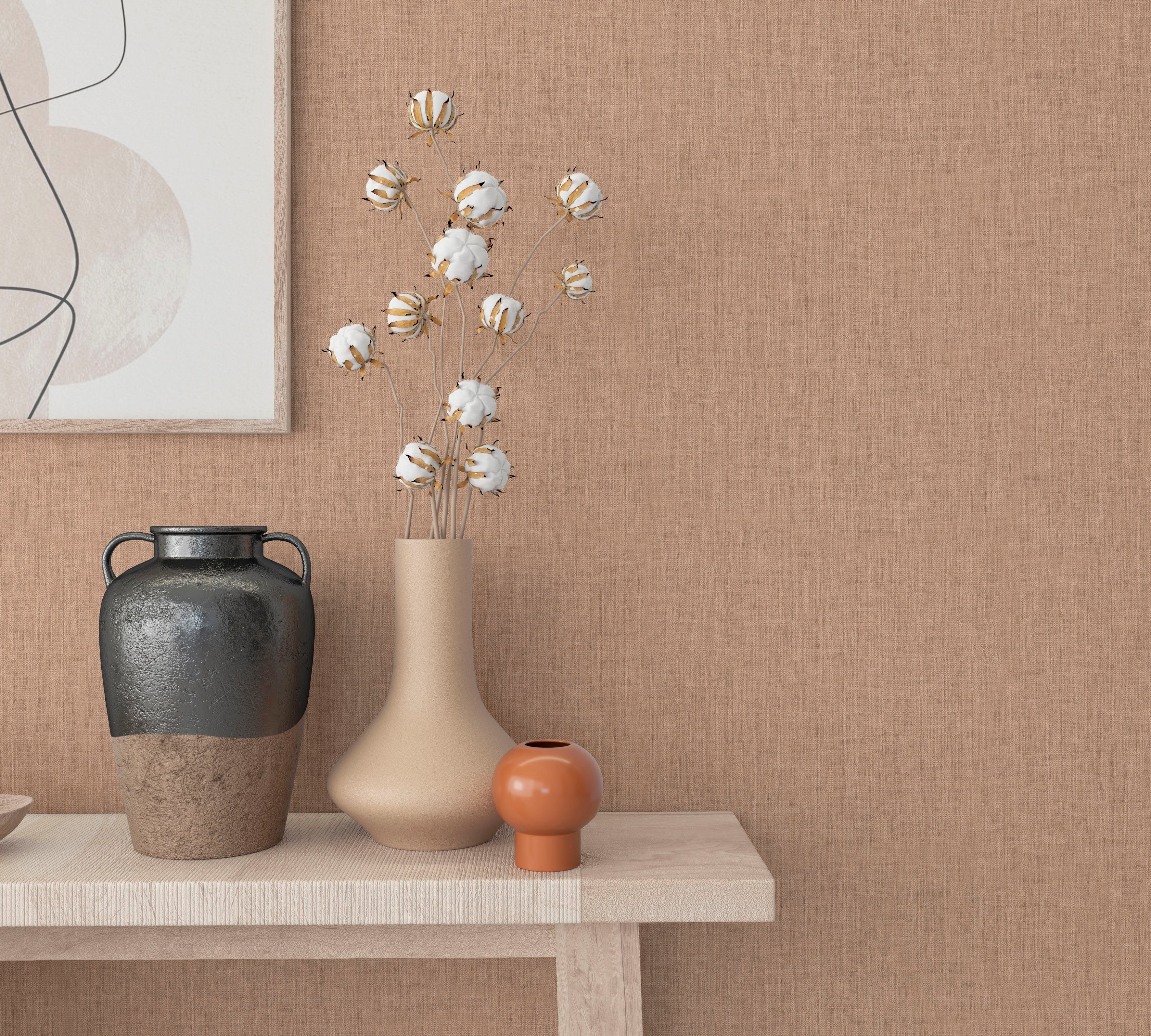 Marburg Vliestapete Finesse, geprägt, matt, moderne Tapete für Wohnzimmer Schlafzimmer Küche