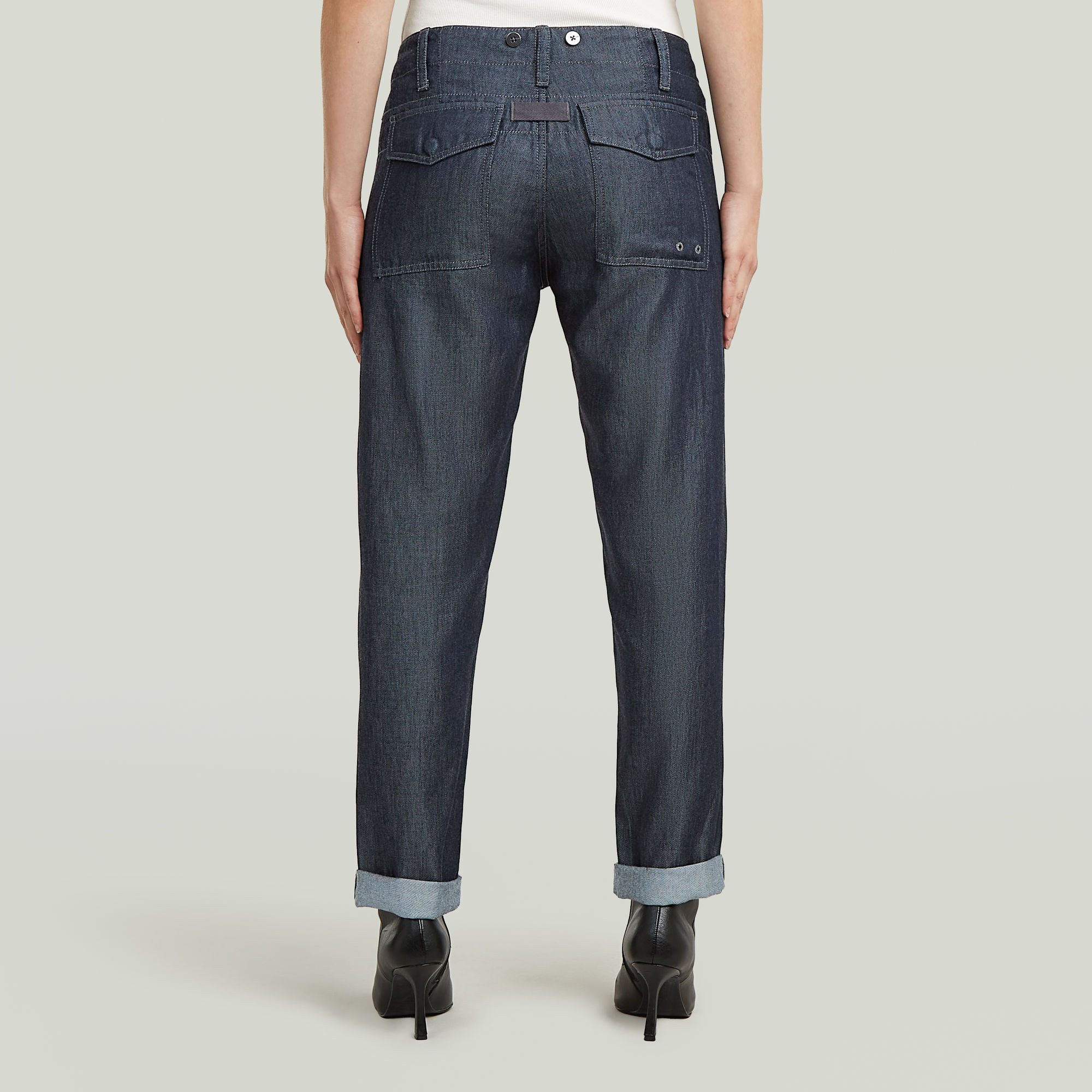 G-STAR Boyfriend-Hose Regular Track O5P Fatigue mit niedrigem Bund, Relaxed Fit