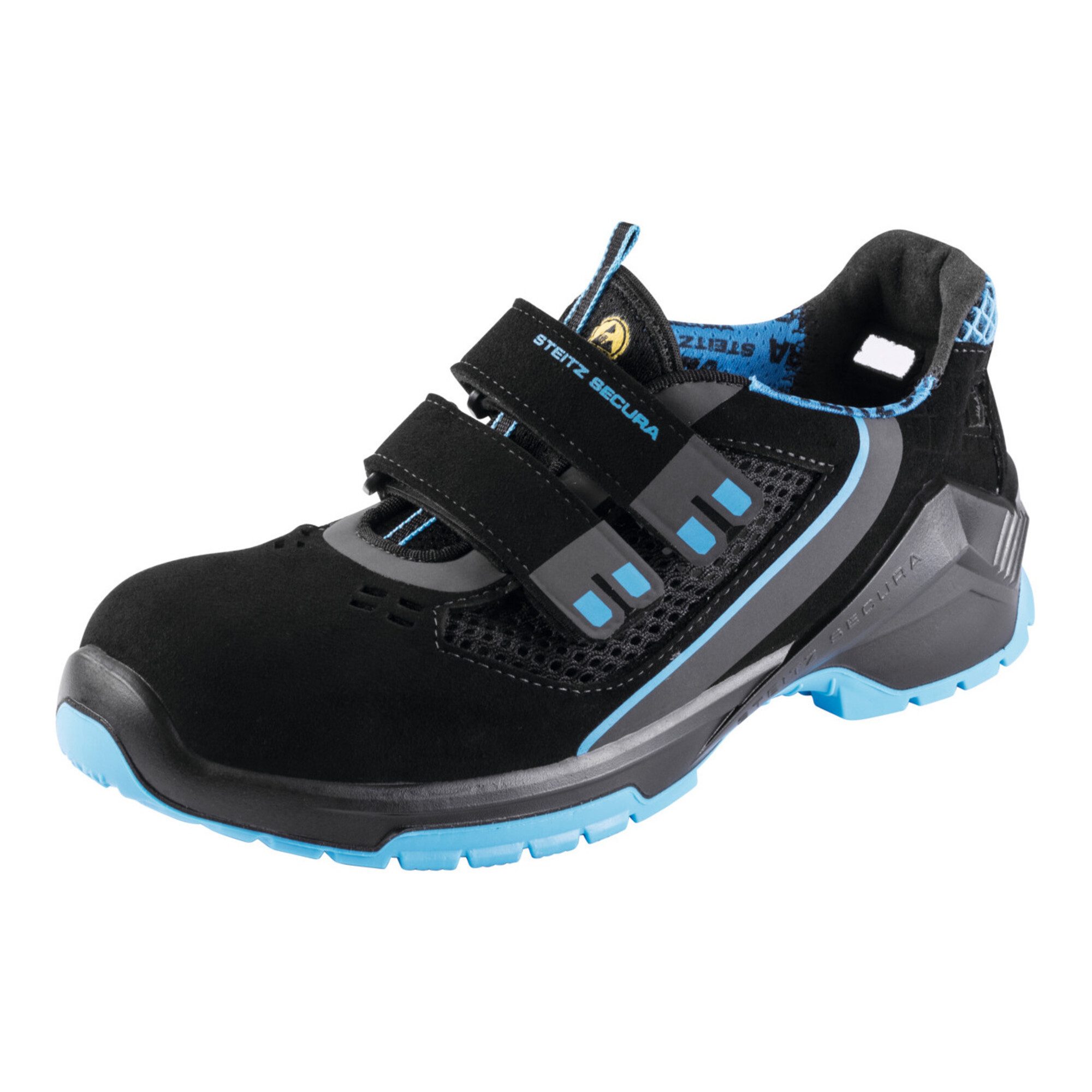 Steitz Secura STEITZ SECURA Sandale schwarz/blau VD PRO 1000 SF ESD, S1P XB, EU-Schu Pantolette