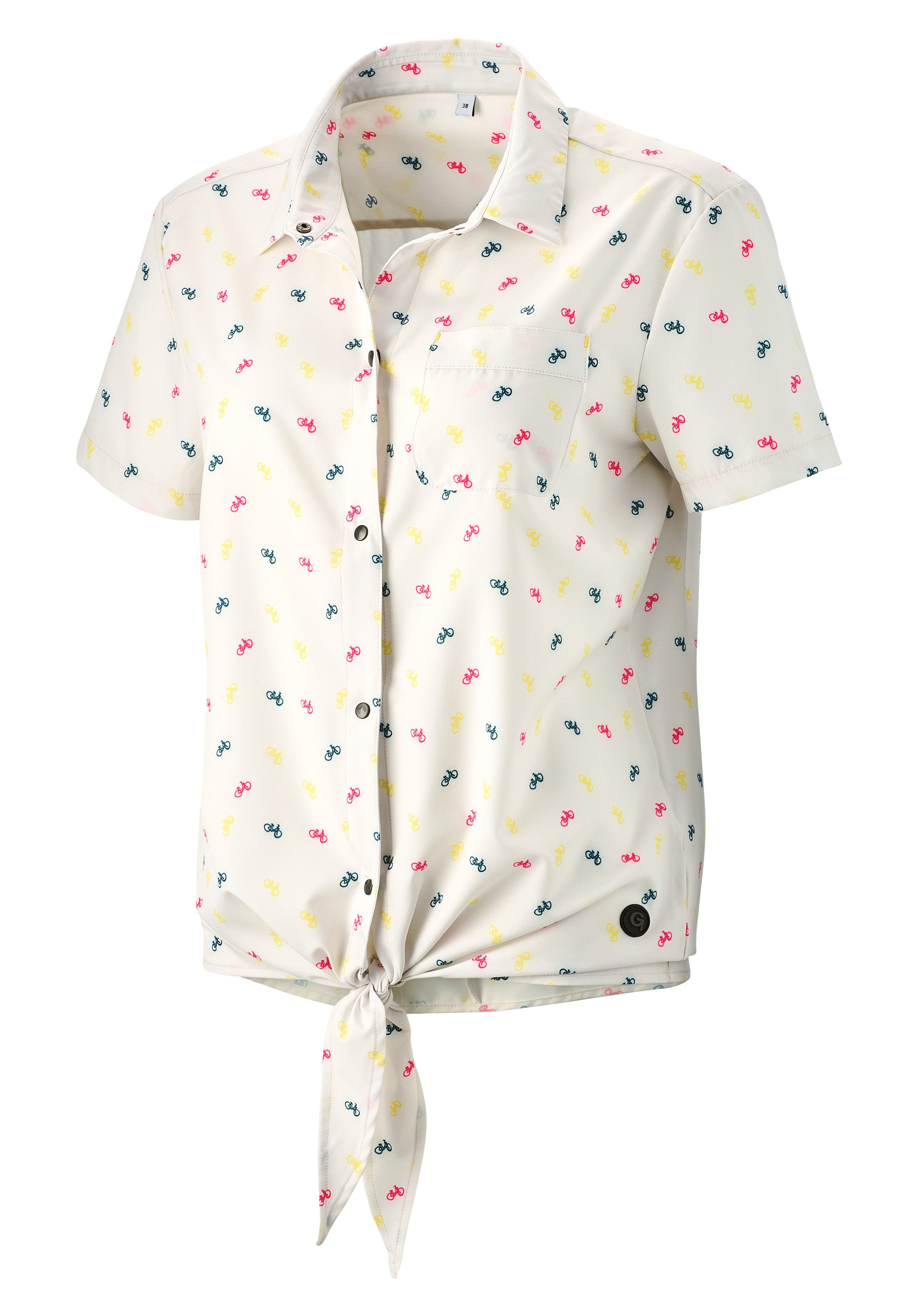 Gonso Radtrikot MOLVENO 0 Weitenregulierbarer Saum durch modisches Binde-Element