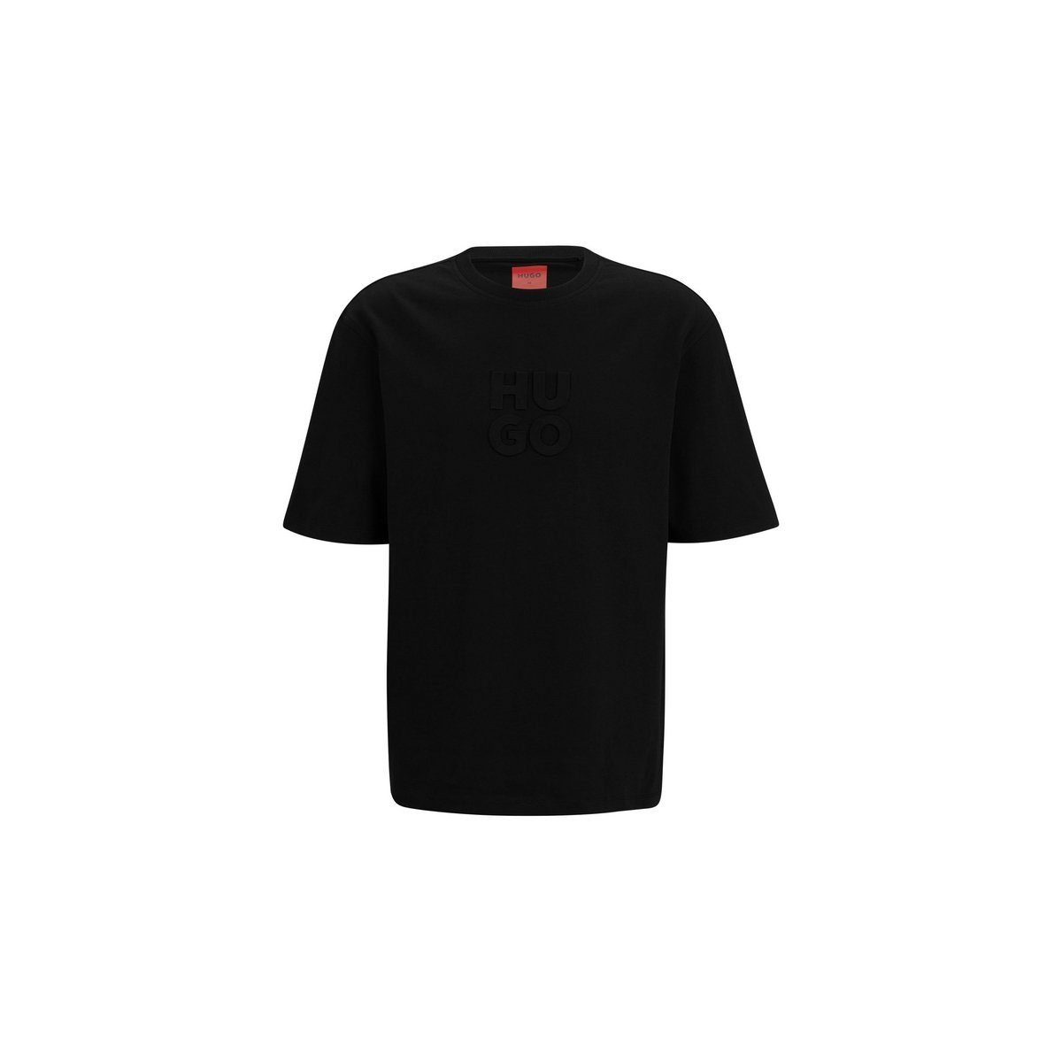 Black (1-tlg) schwarz HUGO T-Shirt