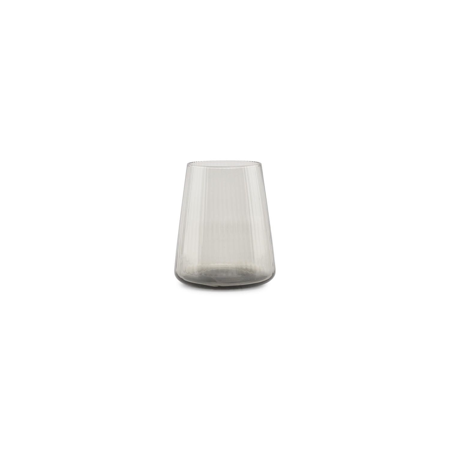 EmirtexHome Glas Ray Wassergläser 4er Set 30cl Smoked, Glas
