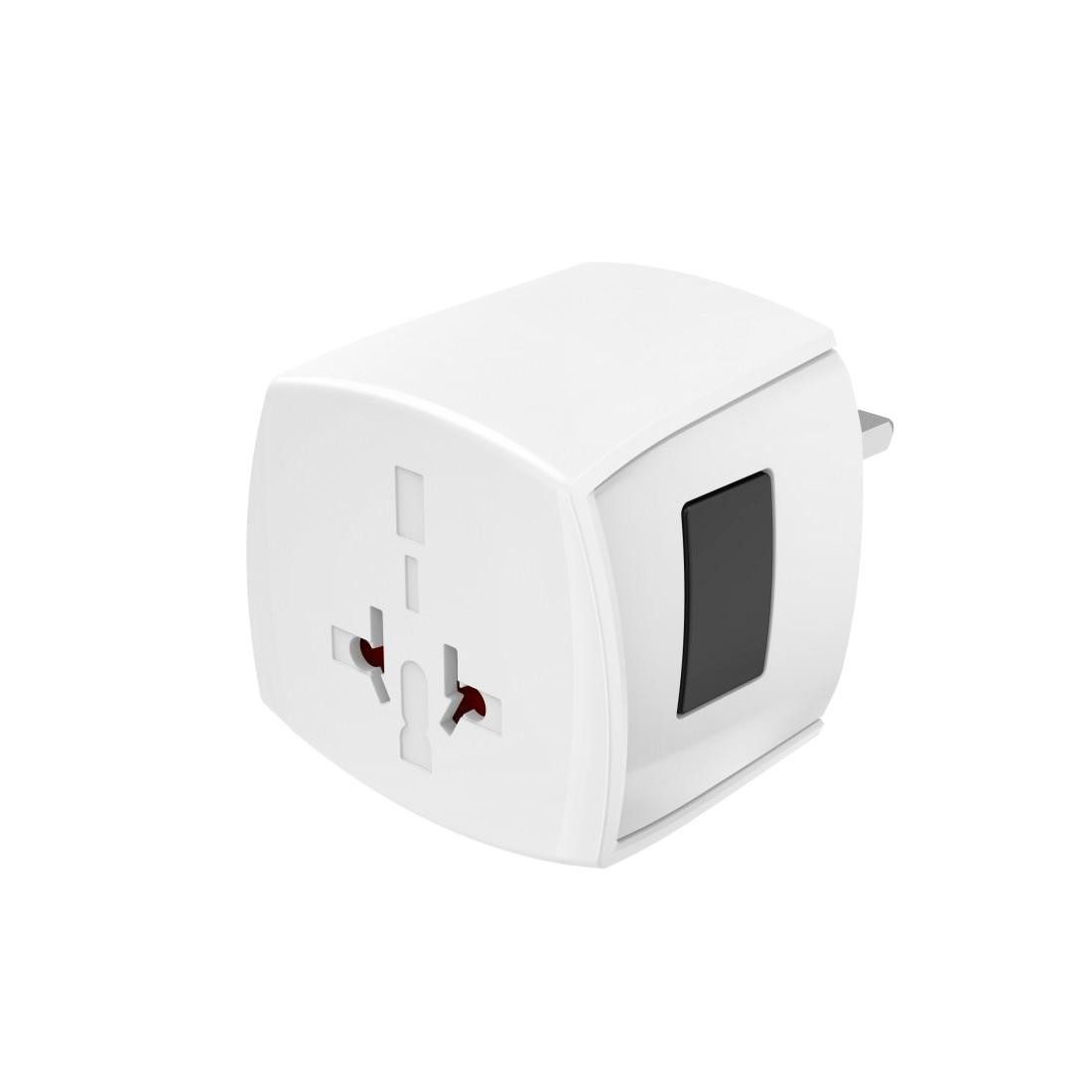 Hama Weltreiseadapter, 2-polig, weltweit einsetzbar Reiseadapter