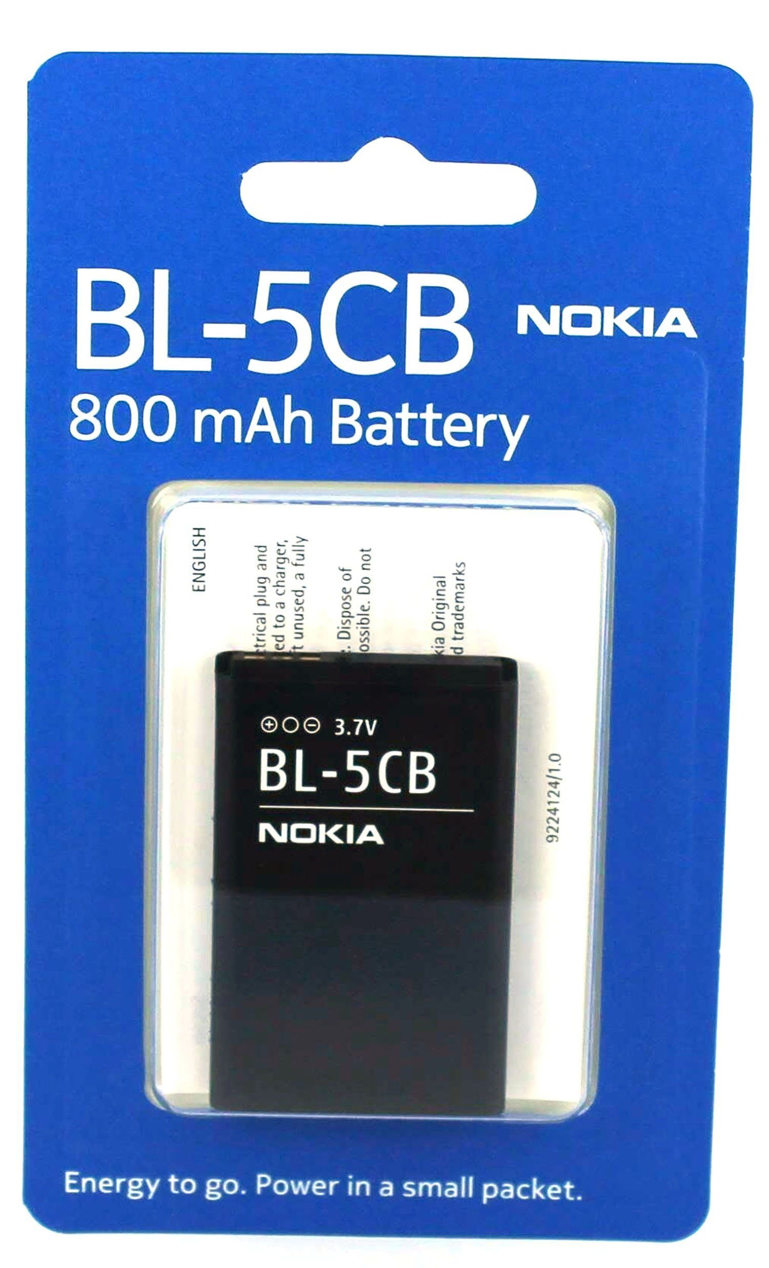 Nokia Original Akku für Nokia BL-5CB Akkupacks Akku 800 mAh