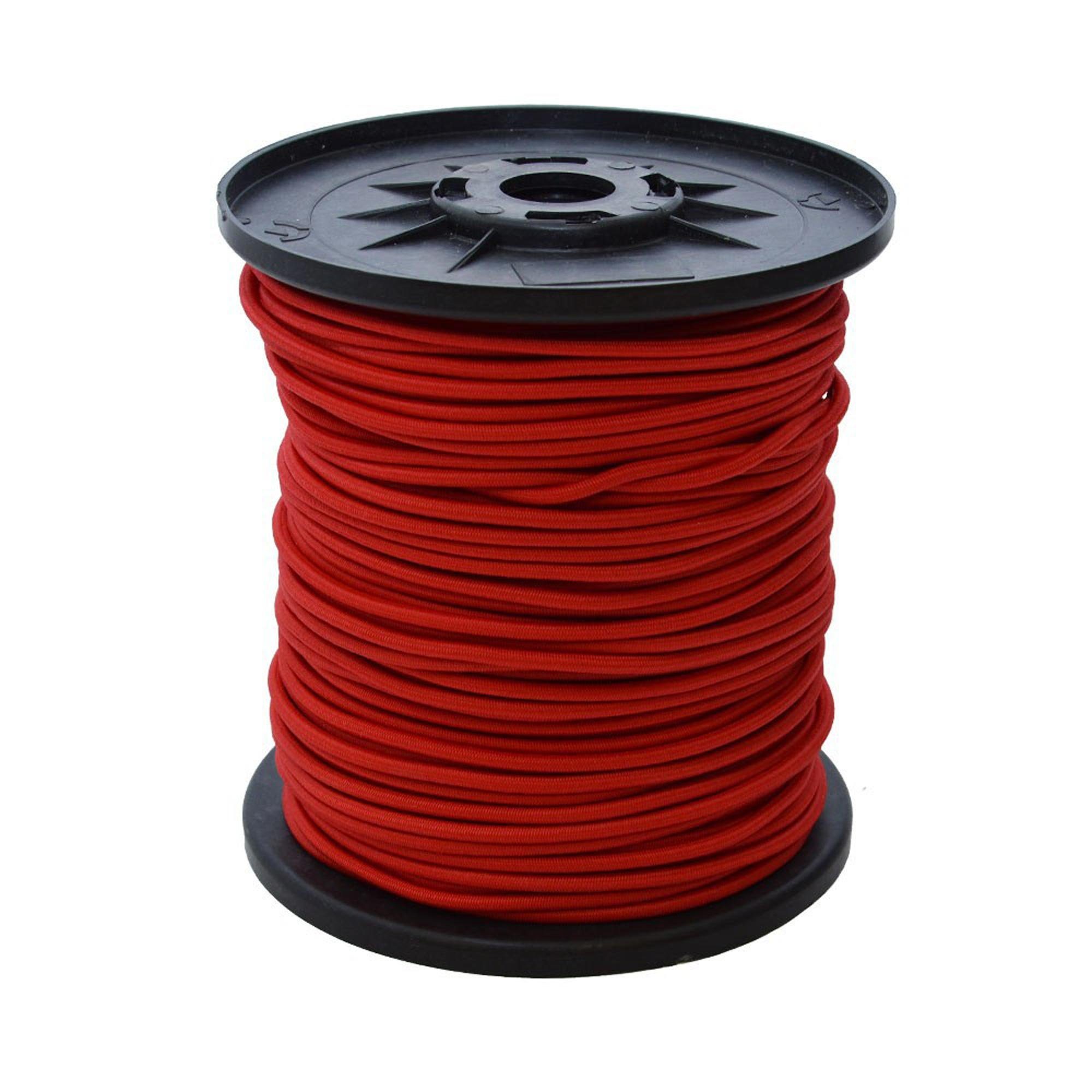 Dreamprint Expanderseil 100m Rot 8mm Gummiseil Gummischnur Spannseil Planenleine Seil