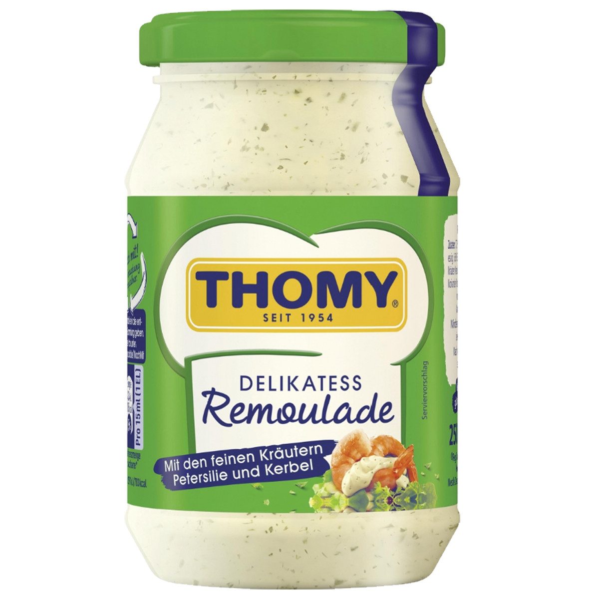 THOMY Saucen, Thomy Delikatess Remoulade cremig gewürzt mit Kräutern 250ml