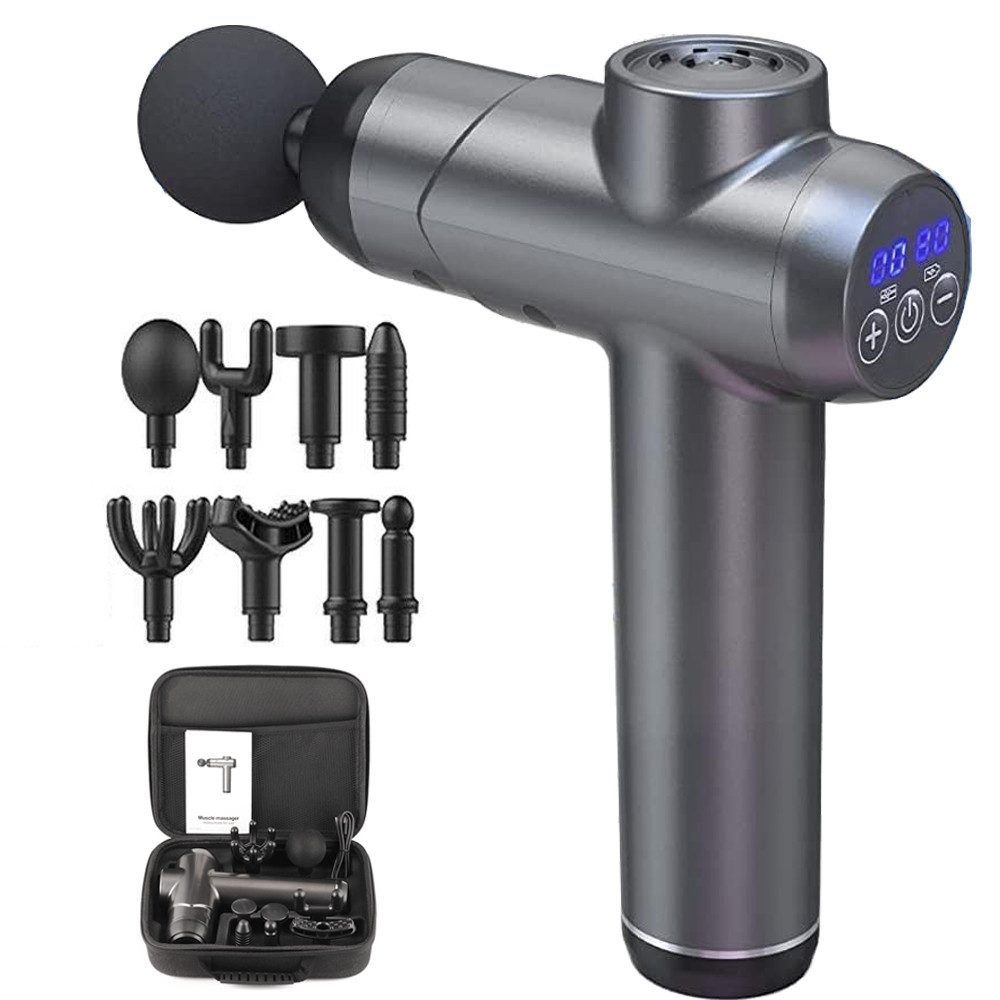 Massagepistole Massage Gun, Massiergerät mit Akku, Elektrisches Handmassagegerät