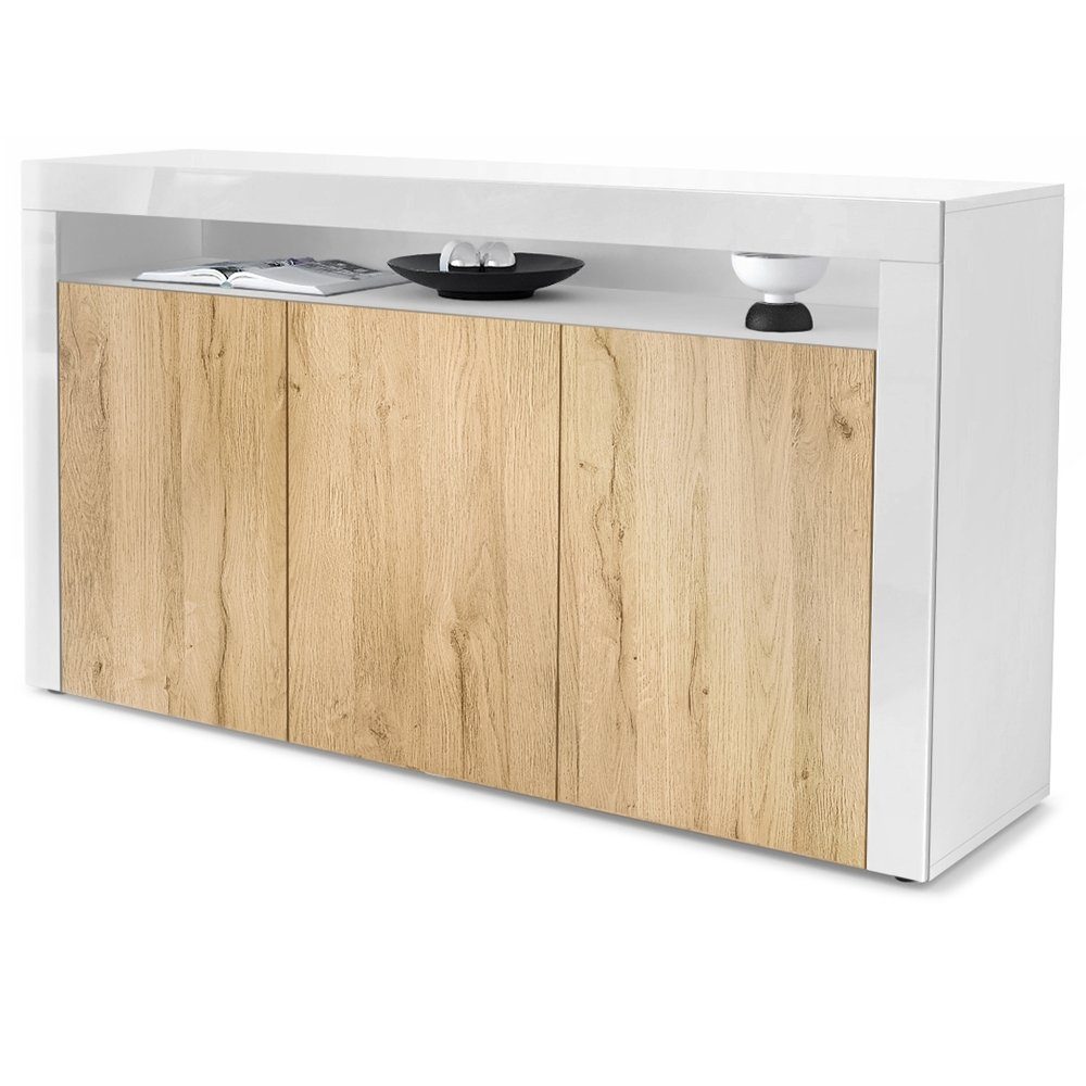Vladon Sideboard Valencia (Sideboard, mit 3 günstig online kaufen
